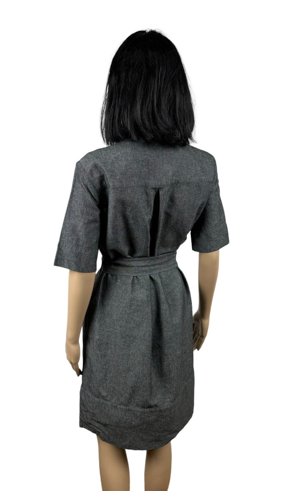 Designer Ivo Nikkolo Cotton-Linen Dress Belted size 34 Size XXS / US 00 / IT 34 - 7 Thumbnail