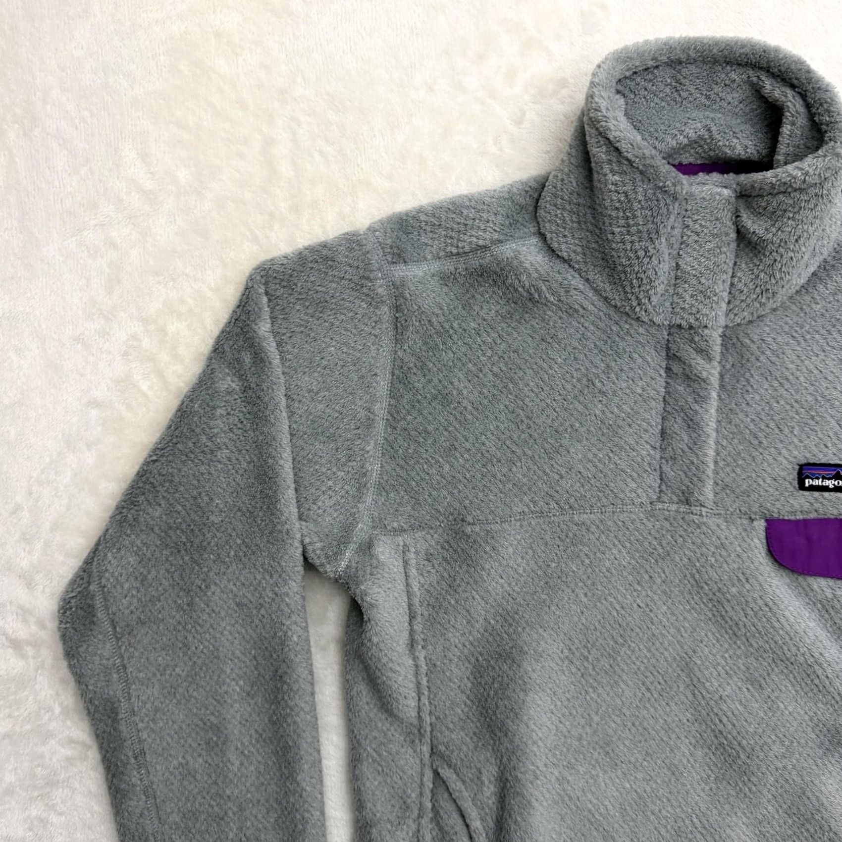 Patagonia Patagonia Sweatshirt Womens M Gray Fleece Snap Pullover Outdoor Size M / US 6-8 / IT 42-44 - 5 Thumbnail