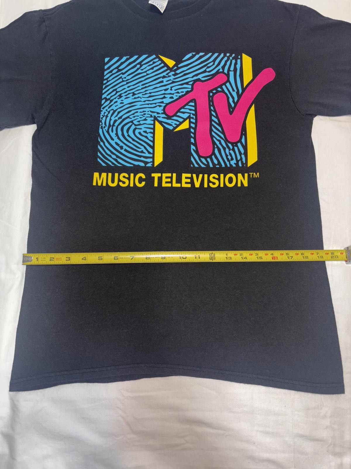 Hanes Vintage MTV Music Television T-Shirt - Classic Retro Design Size US M / EU 48-50 / 2 - 9 Thumbnail
