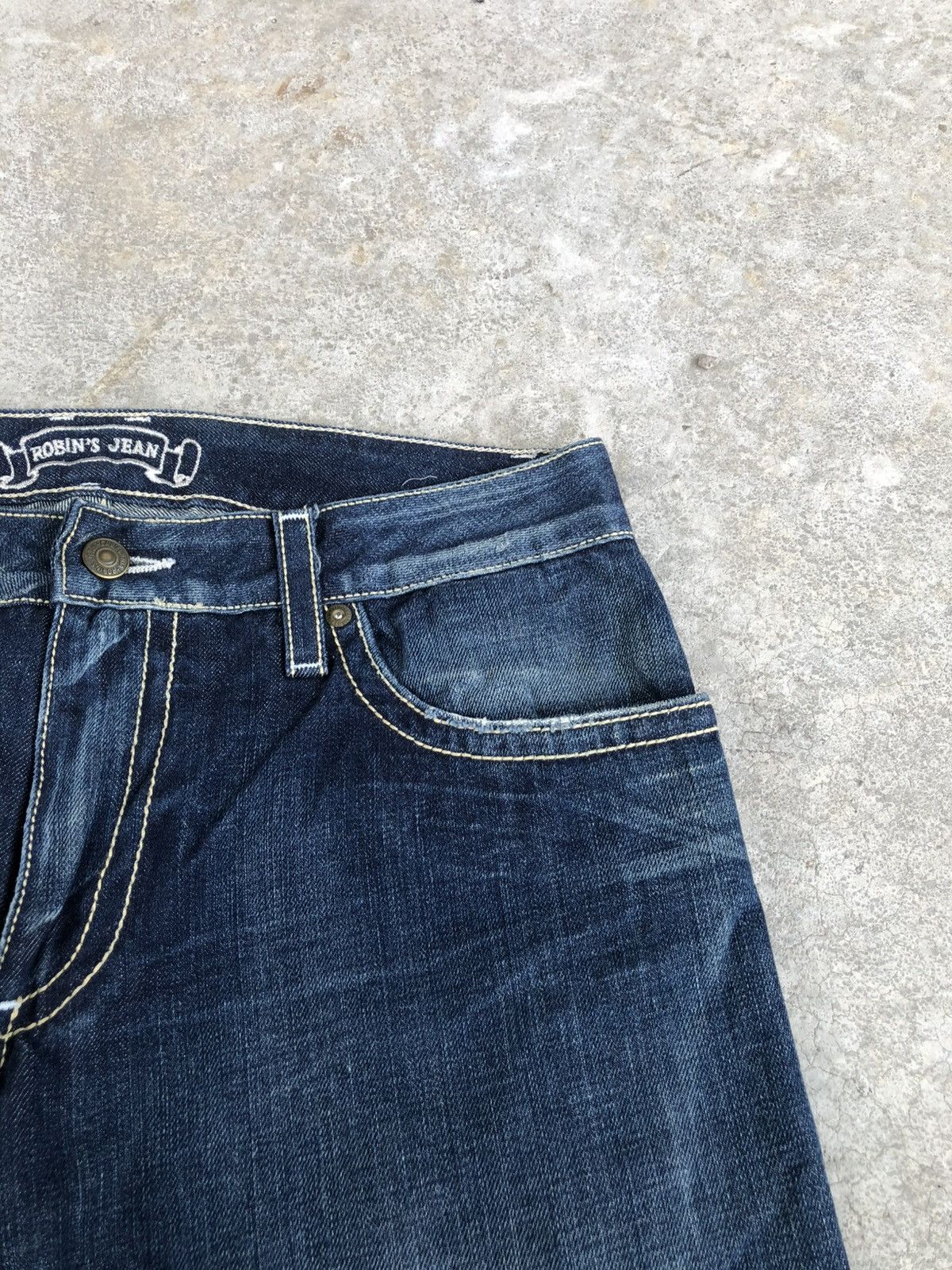 Robins Jeans Robins Jeans Flared Jeans Distressed Jeans Size US 31 - 15 Thumbnail
