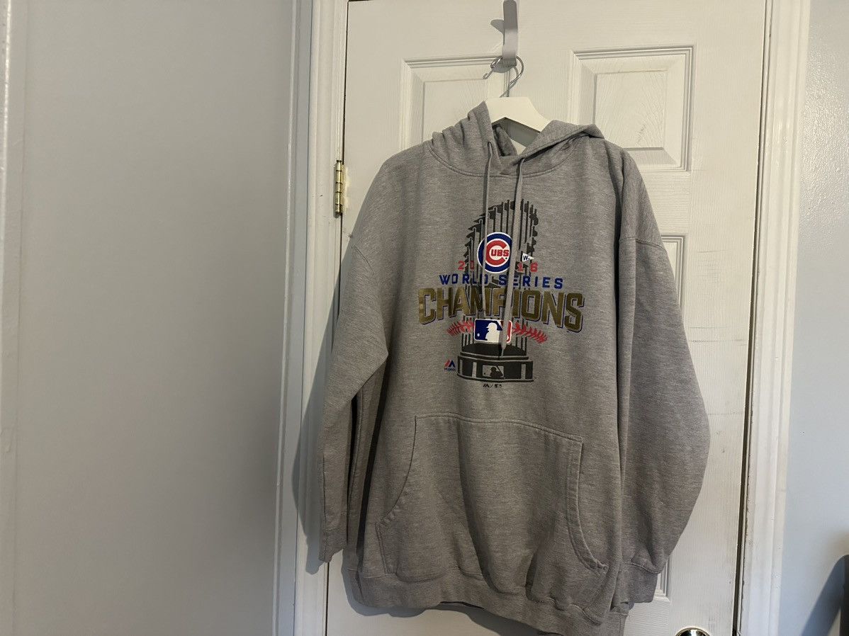 Majestic Majestic Chicago Cubs 2016 3XL World Series Champions Hoodie Size US XXL / EU 58 / 5 - 1 Thumbnail