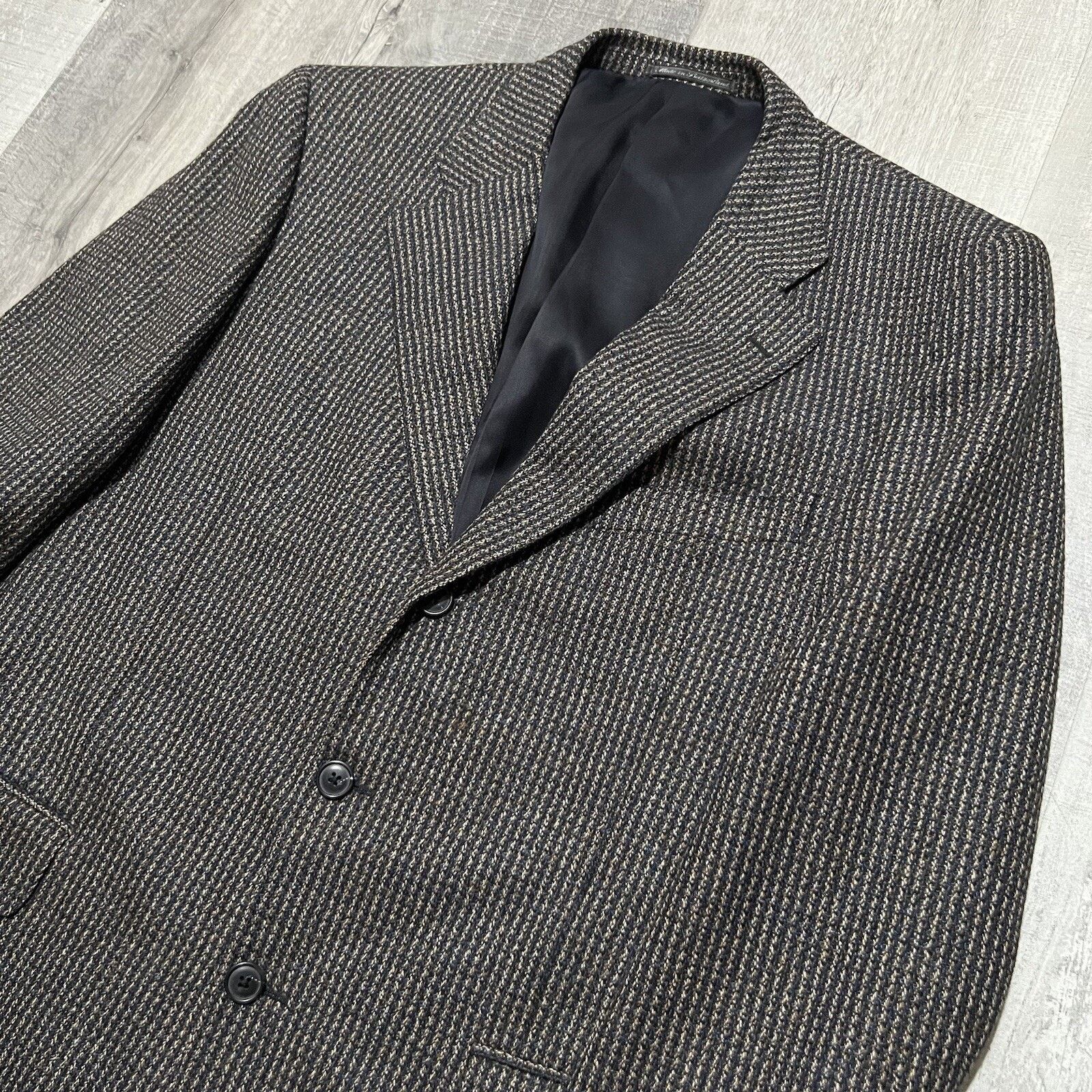 Ermenegildo Zegna Ermenegildo Zegna Blazer VTG Wool/Cashmere Knit Sport Coat Size 46L - 3 Thumbnail