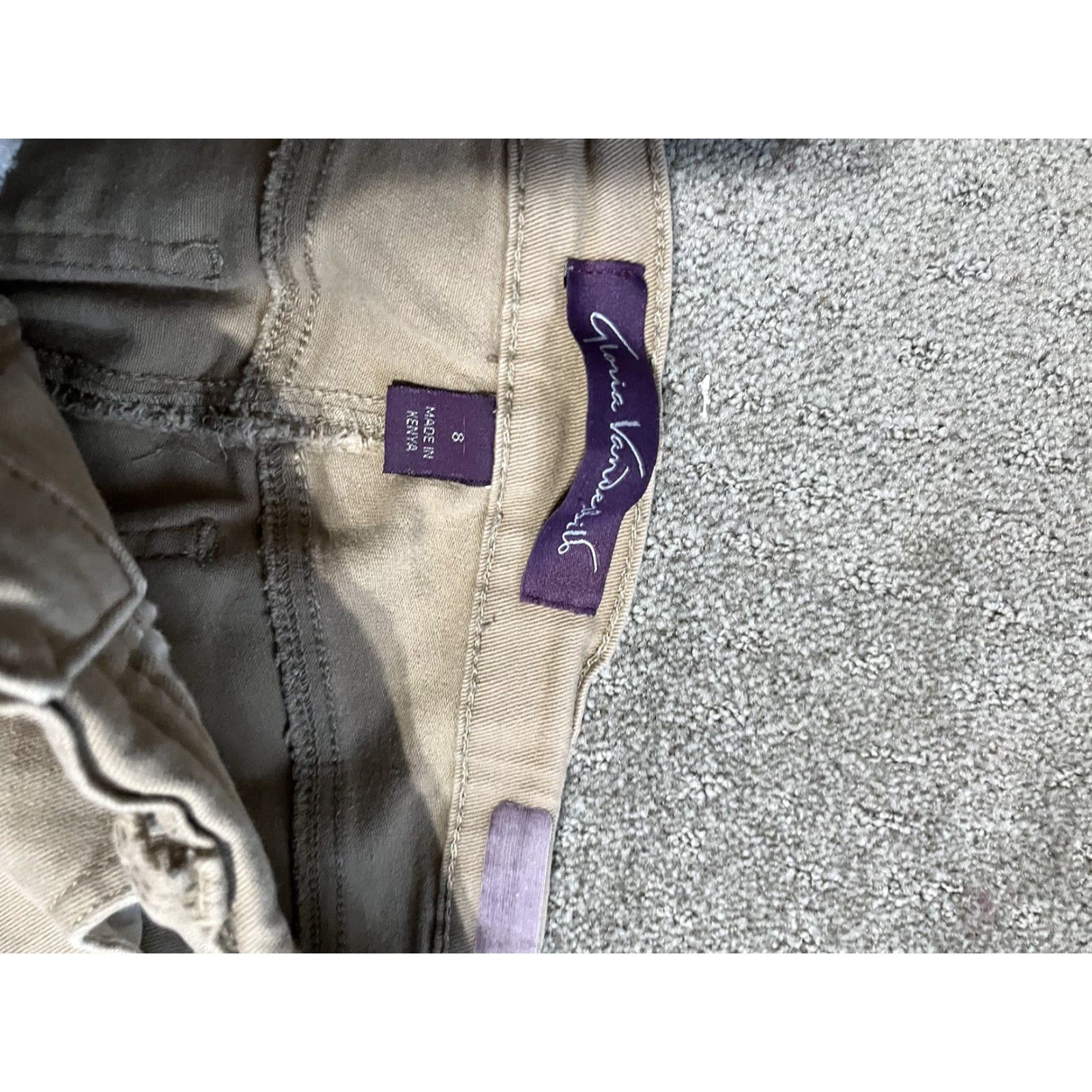 Gloria Vanderbilt Gloria Vanderbilt Jeans Women’s BeIGe Denim Amanda Straight Leg 8 Regular Inseam 29 Denim Gloria Vanderbilt Amanda Womens Jeans Beige 8 Size 30" / US 8 / IT 44 - 5 Thumbnail