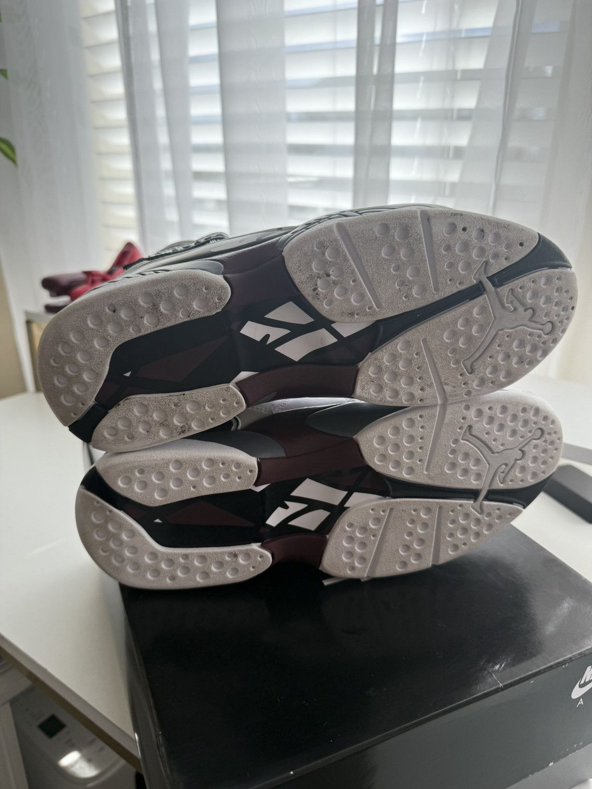 Jordan Brand Jordan 8 Burgundy Size US 9 / EU 42 - 6 Thumbnail