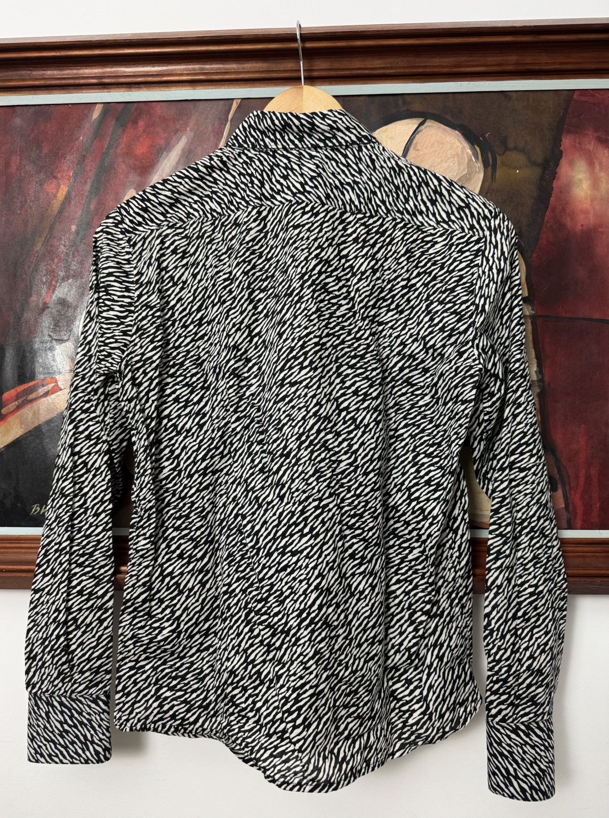 Saint Laurent Paris Womens Saint Laurent Fullprint Button Up Shirt Designer Rare Size XS / US 0-2 / IT 36-38 - 2 Thumbnail