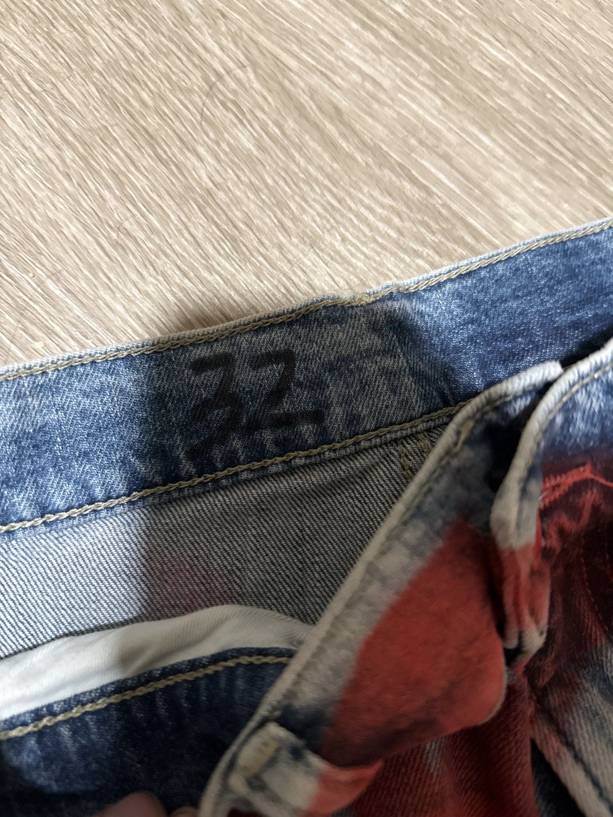 Skoloct skoloct hand painted jeans Size US 32 / EU 48 - 5 Thumbnail