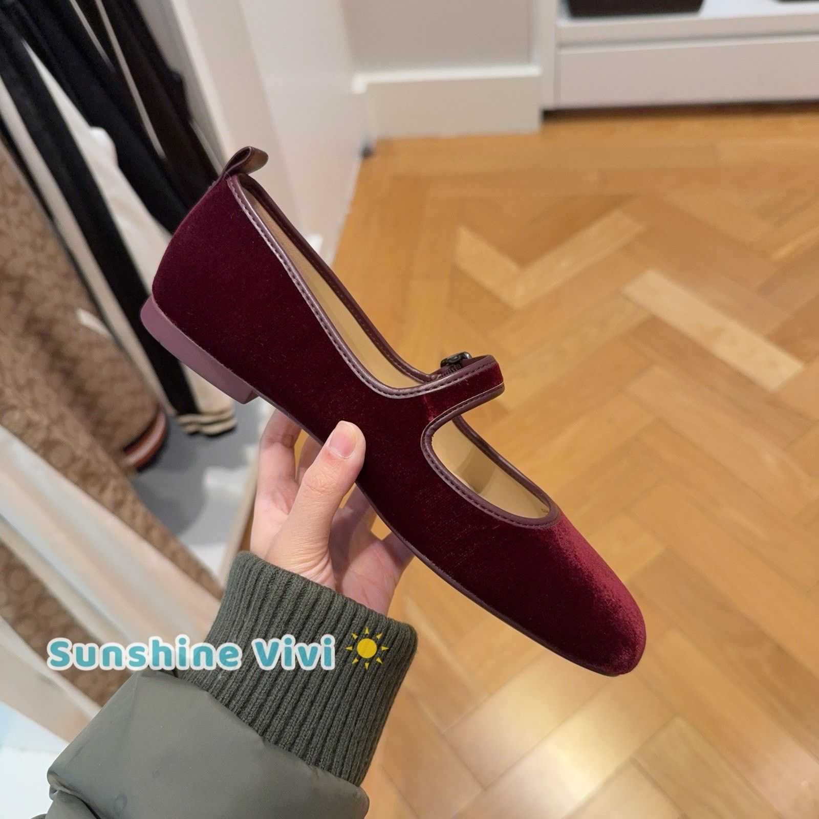 Coach NEW Coach C Rivet Mary Jane Burgundy/Merlot CCG46 Velvet us6 Size US 6 / IT 36 - 6 Thumbnail