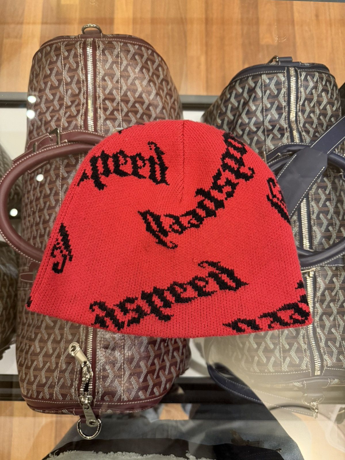 Godspeed Godspeed All Over Red Beanie Size ONE SIZE - 2 Thumbnail