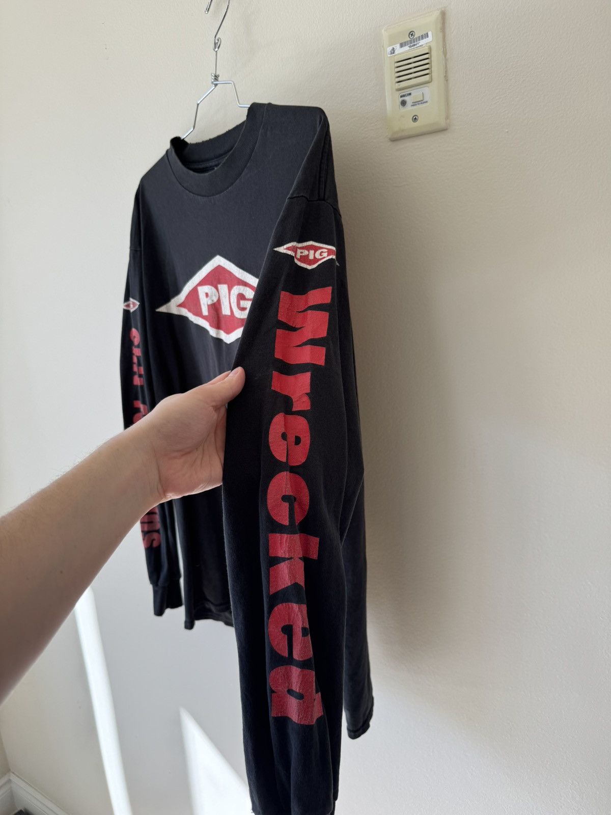Vintage 97's PIG Raymond Watts "Red Raw & Sore" Longsleeve XL Size US XL / EU 56 / 4 - 7 Thumbnail
