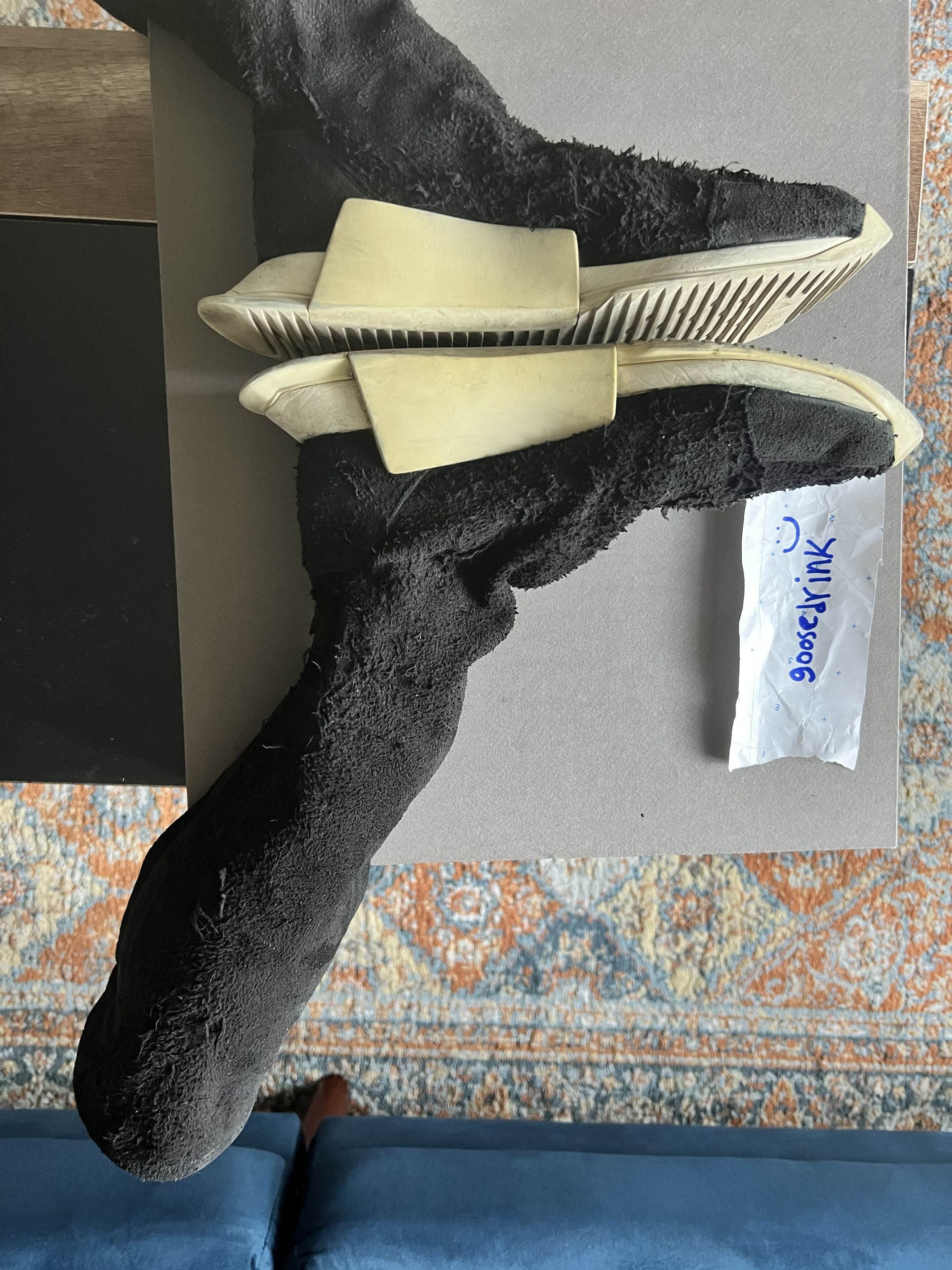 Rick Owens RICK OWENS FW17 "GLITTER" Level Sock Runners Size US 8 / EU 41 - 4 Thumbnail