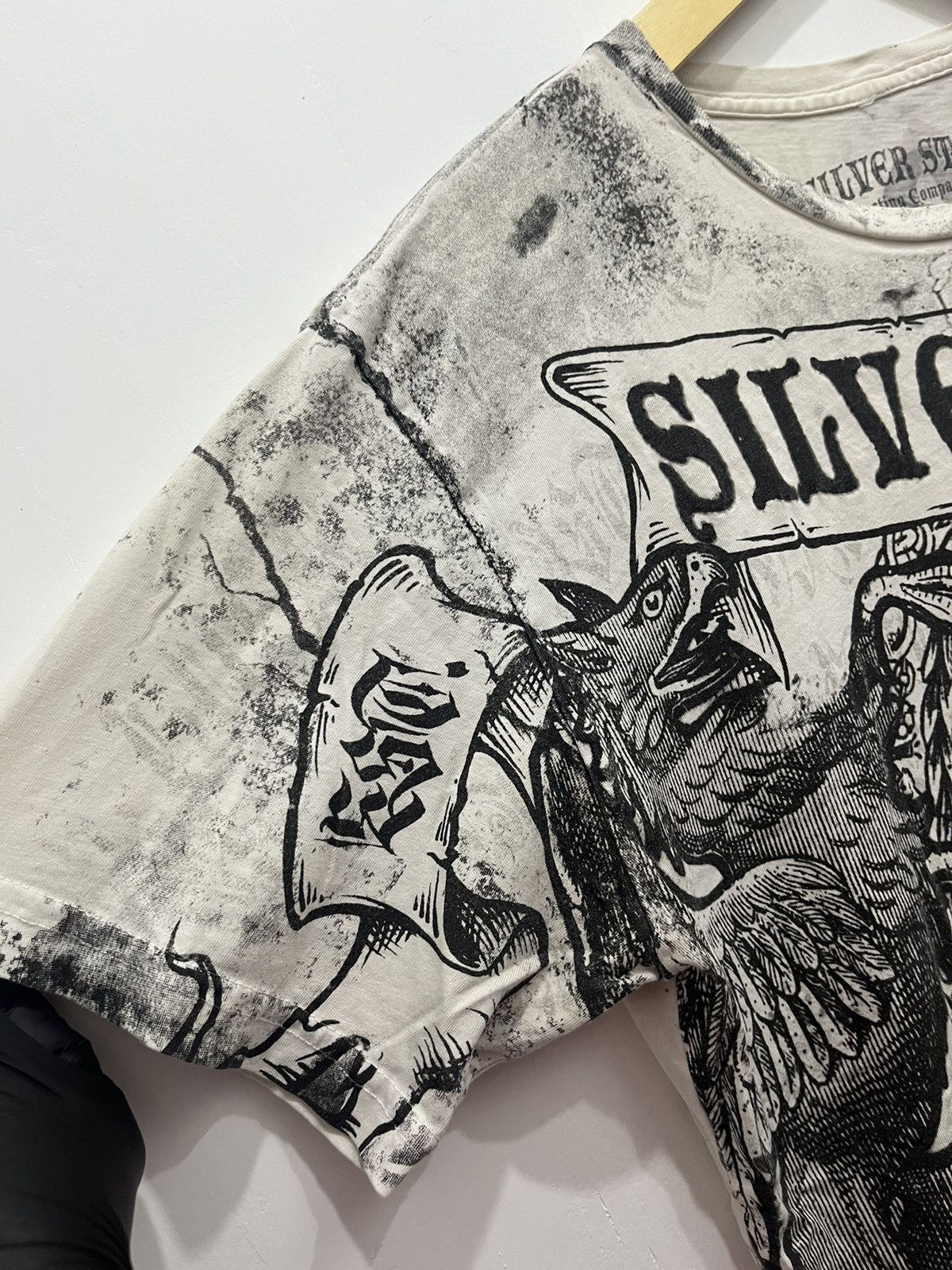 Japanese Brand FullPrint ArtDesign SilverStar 1993 Ifsixwasnine Style Tees Size US L / EU 52-54 / 3 - 3 Thumbnail