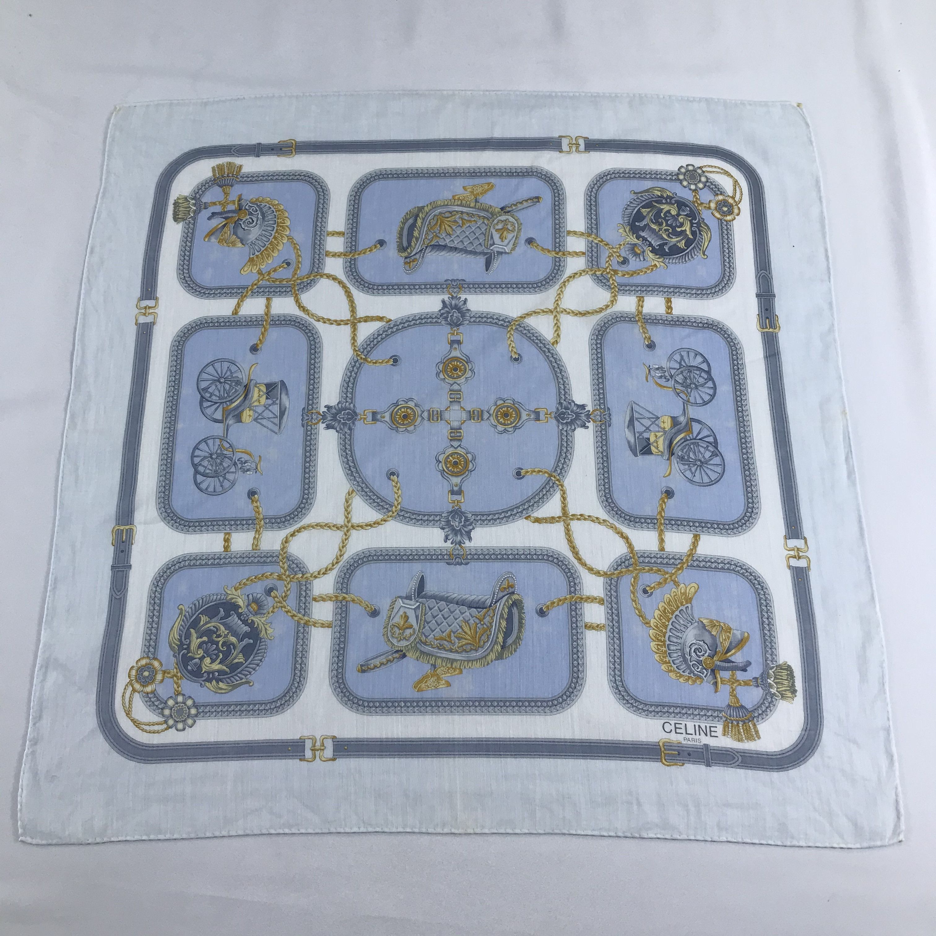 Celine Celine Handkerchief Neckerchief Bandana H1073 Size ONE SIZE - 1 Thumbnail