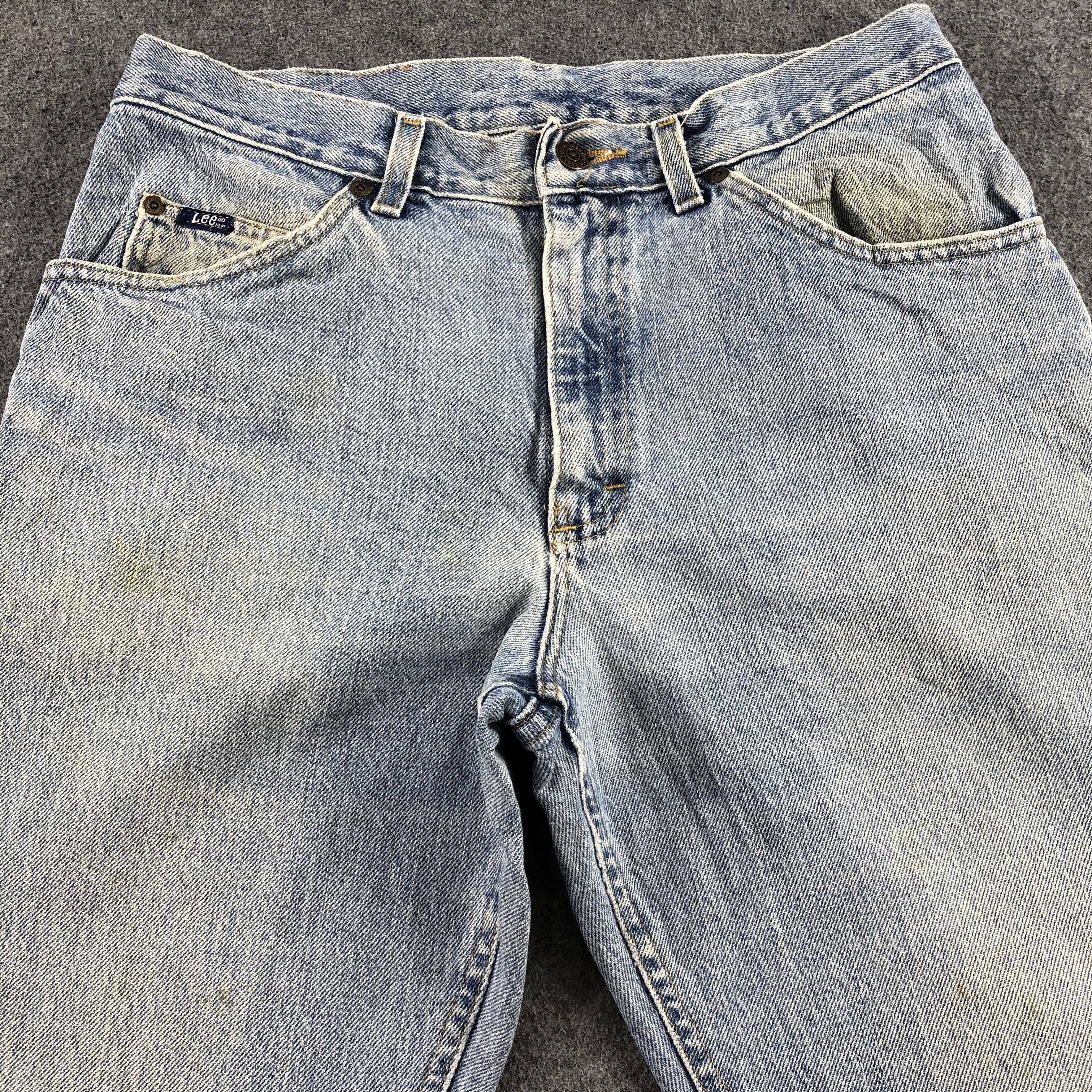 Lee Vintage Blue Wash Lee Jeans-J2274 Size US 32 / EU 48 - 3 Thumbnail