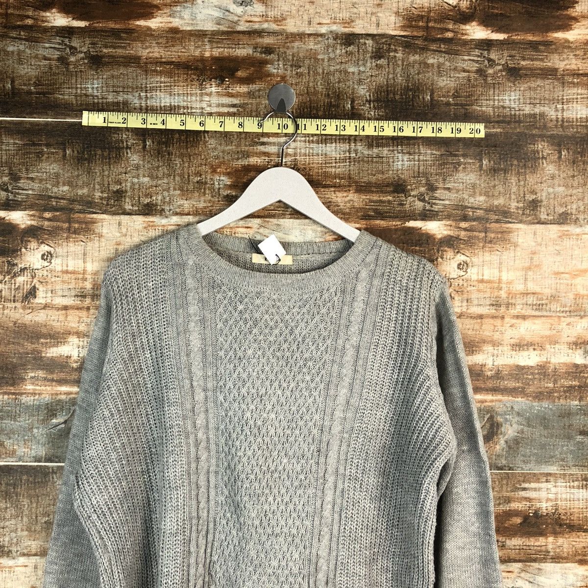 Homespun Knitwear × Japanese Brand Khalita vintage Grey Knitwear #A1700 Size US L / EU 52-54 / 3 - 5 Thumbnail