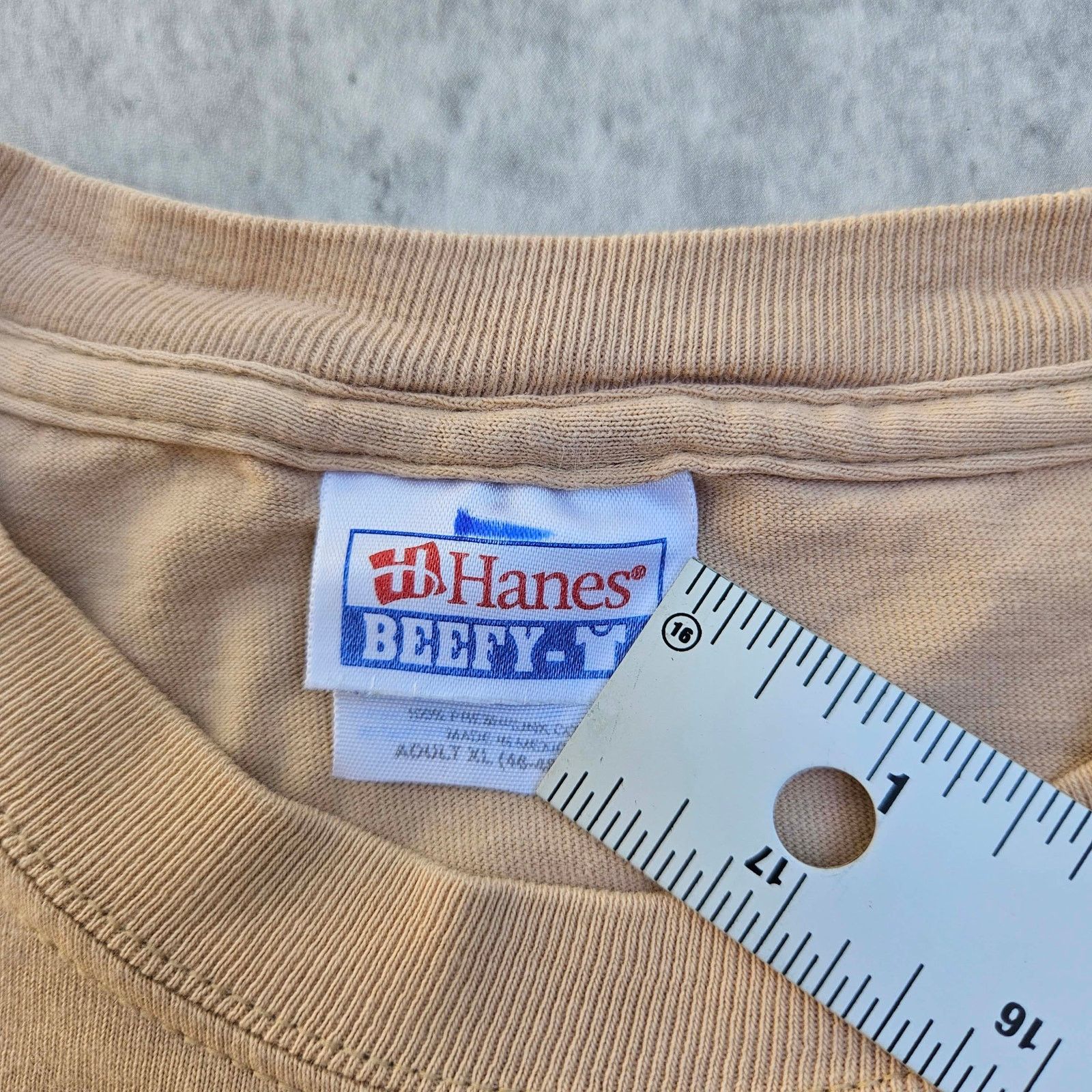 Hanes Vintage Y2K Mocha Brown Coffee Shop Shirt Size XL Size US XL / EU 56 / 4 - 4 Thumbnail