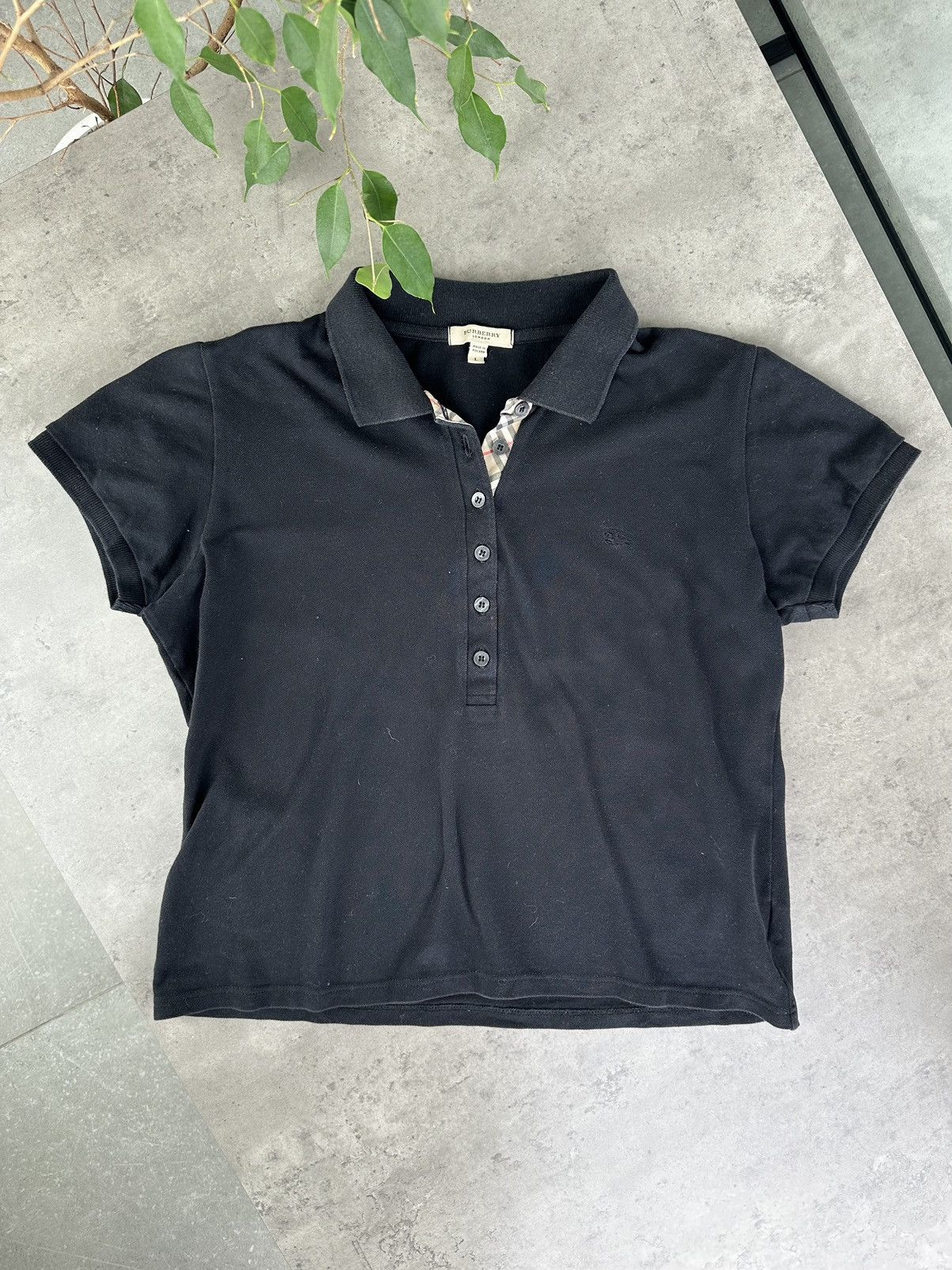 Burberry Burberry Vintage Polo Size L / US 10 / IT 46 - 1 Thumbnail