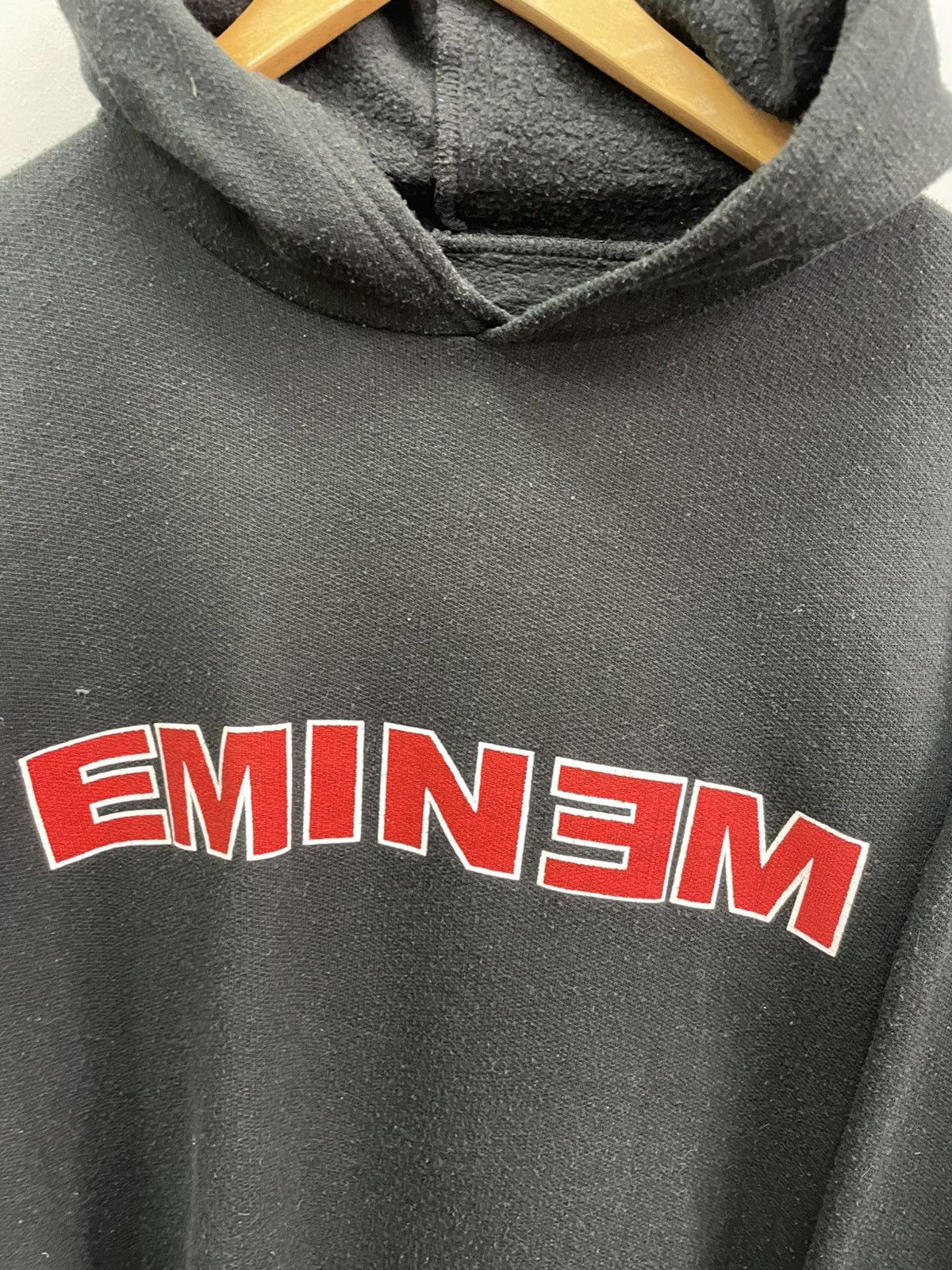 Band Tees × Eminem × Vintage VINTAGE BOXY HOODIE 90s EMINEM RARE SLIM SHADY Size US L / EU 52-54 / 3 - 8 Thumbnail