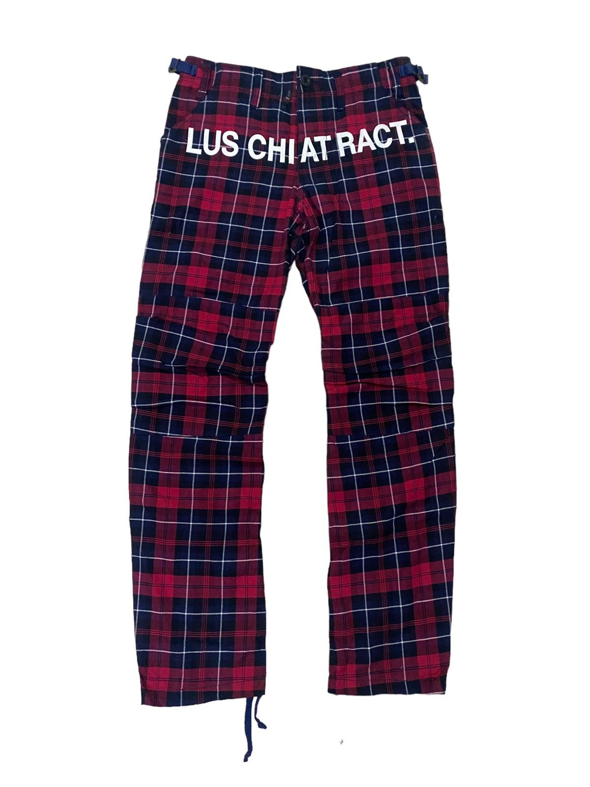 Hysteric Glamour Japanese Brand Re Dark Red Tartan Pant Size 28" / US 6 / IT 42 - 1 Thumbnail