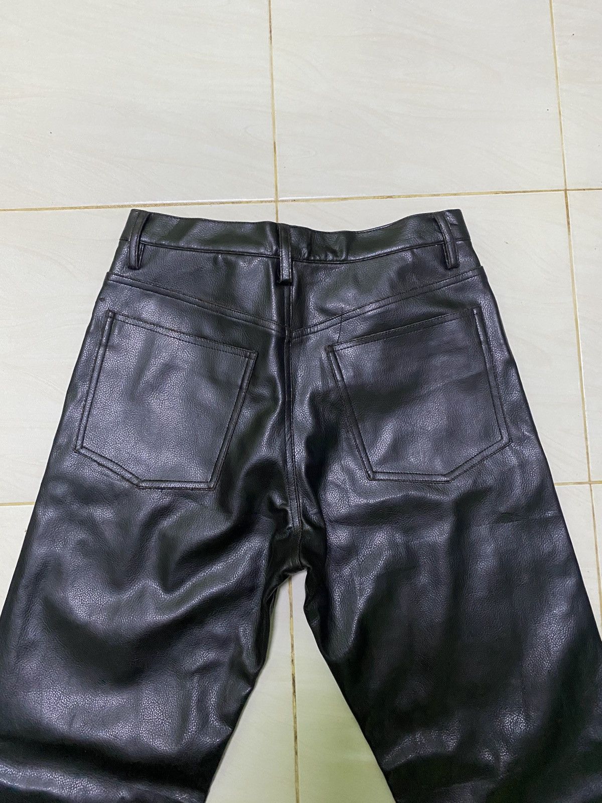 Japanese Brand × Leather Root Three Synthetic Leather Pant Size US 29 - 11 Thumbnail