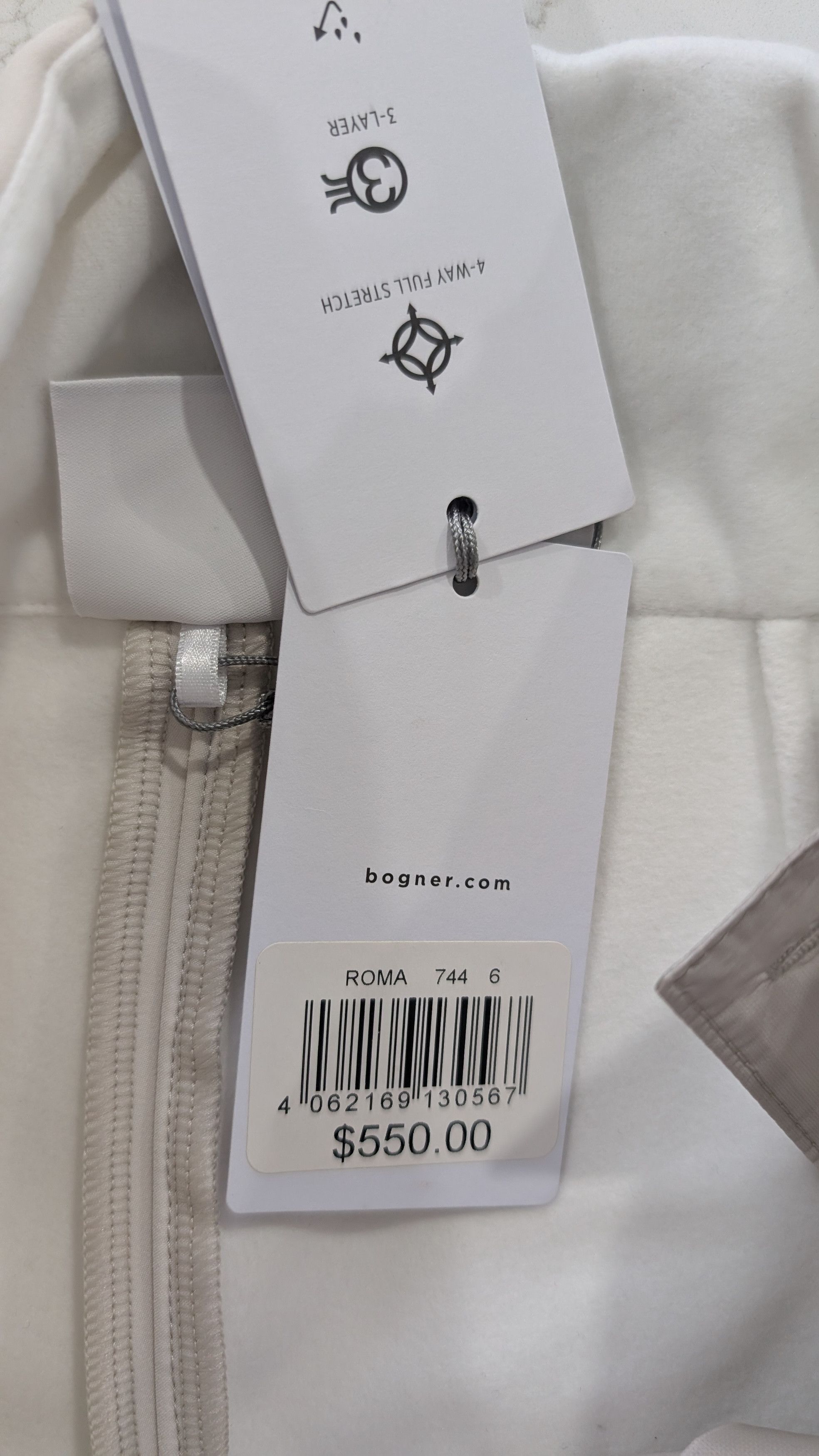 Bogner Bogner Roma Women’s Softshell Ski Pants CreamSize 6 / S Size 26" / US 2 / IT 38 - 5 Thumbnail
