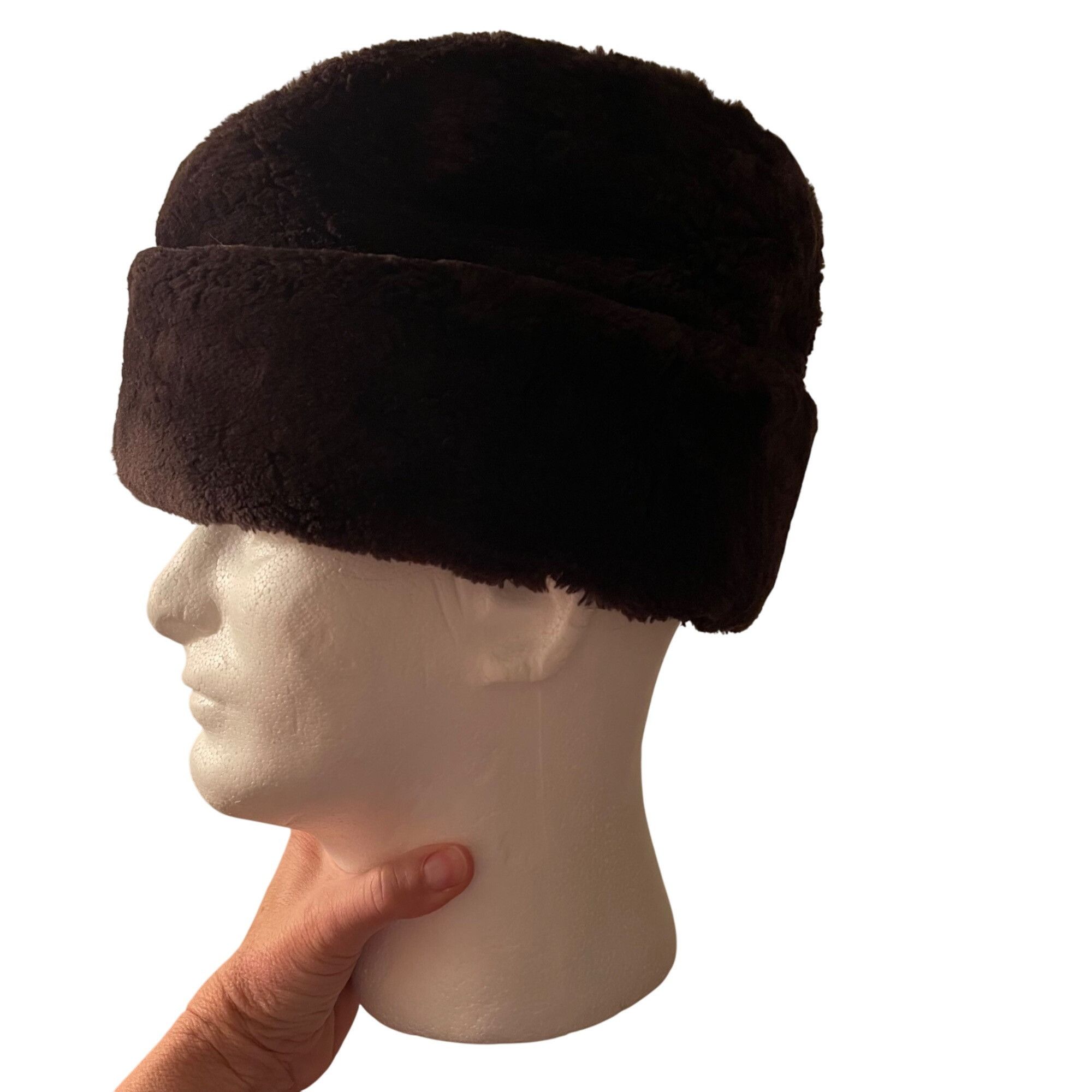 Vintage Vintage Mens Hat Brown Size Medium Sheared Size ONE SIZE - 5 Thumbnail