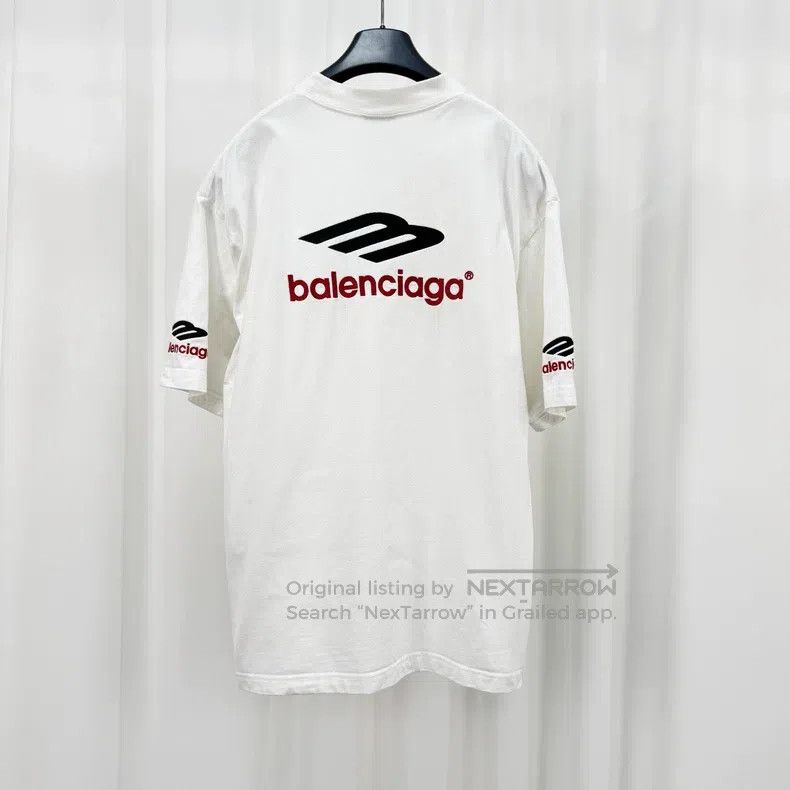 Balenciaga Balenciaga 3B Embroidered Letter Short Sleeve Size US XS / EU 42 / 0 - 2 Thumbnail