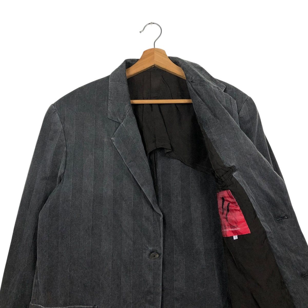 Yohji Yamamoto 🔥VINTAGE HICKORY CHORE WORKER JACKET Y’S FOR MEN STRIPED Size US M / EU 48-50 / 2 - 14 Thumbnail