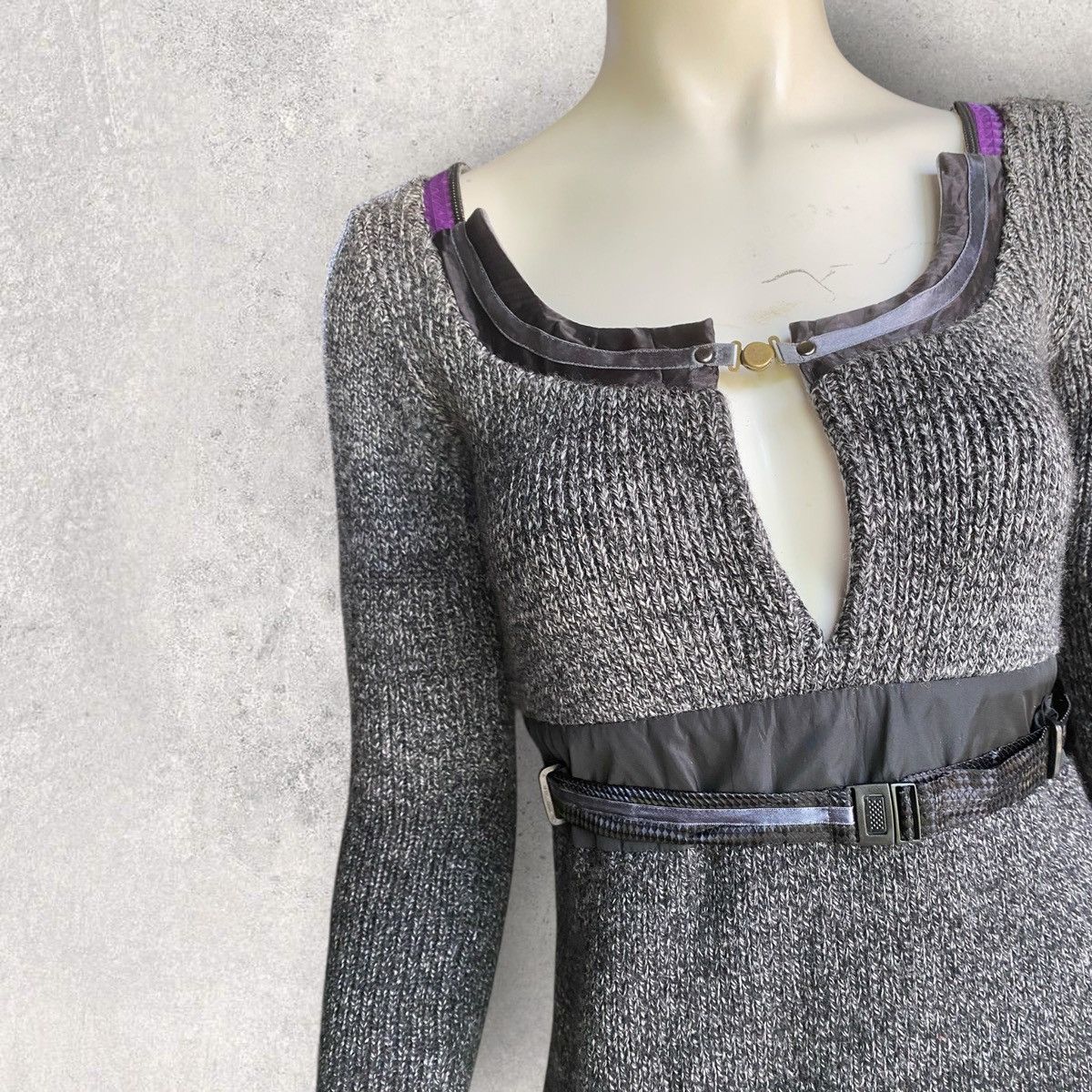 Undercover Undercover Wool Mini Dress Size S / US 4 / IT 40 - 6 Thumbnail