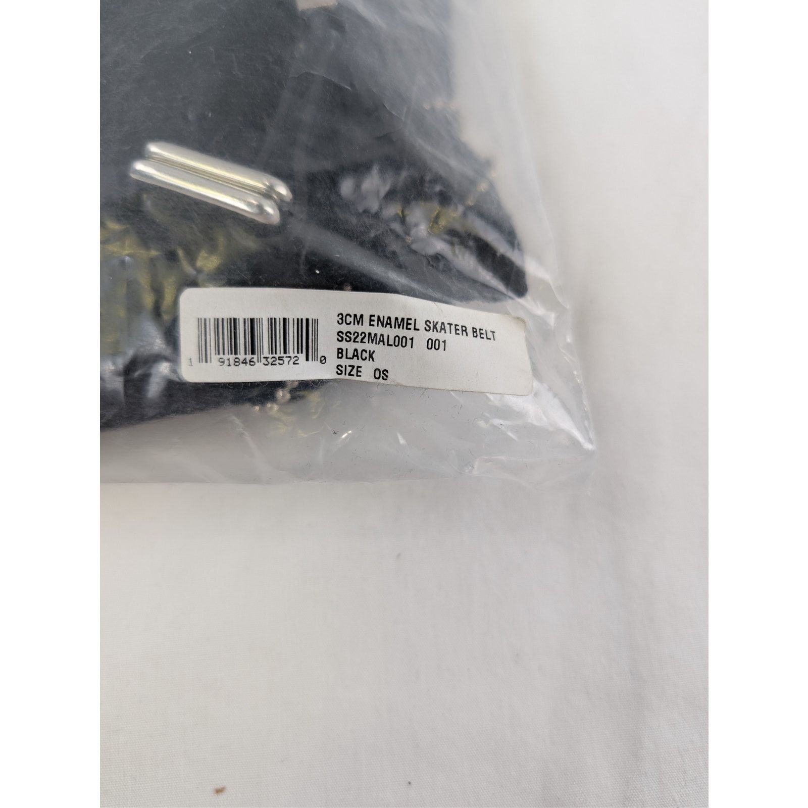 Amiri o1rshd1 Q:4 / Size: OS / 3cm Enamel Skater Belt in Black Size ONE SIZE - 20 Thumbnail
