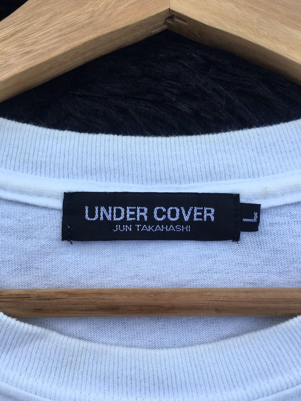 Undercover Rare UNDERCOVER Records “WAHNFRIEDEN” Spellout Tshirt Size US L / EU 52-54 / 3 - 11 Thumbnail