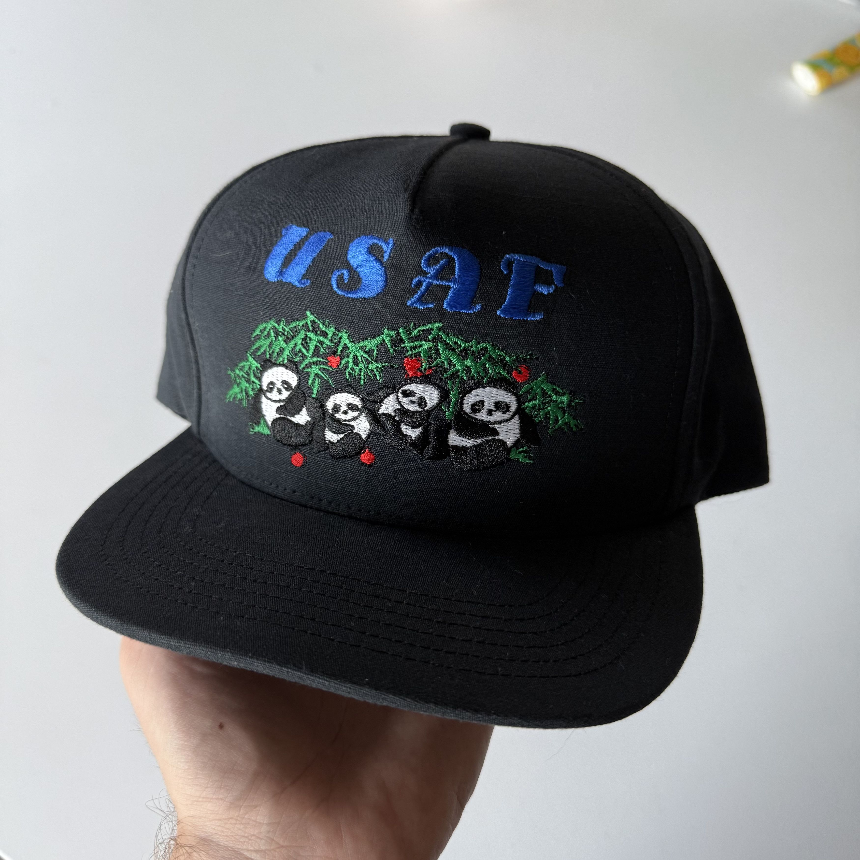 Supreme SS17 Supreme USAF Pandas 5-Panel Hat Size ONE SIZE - 2 Thumbnail