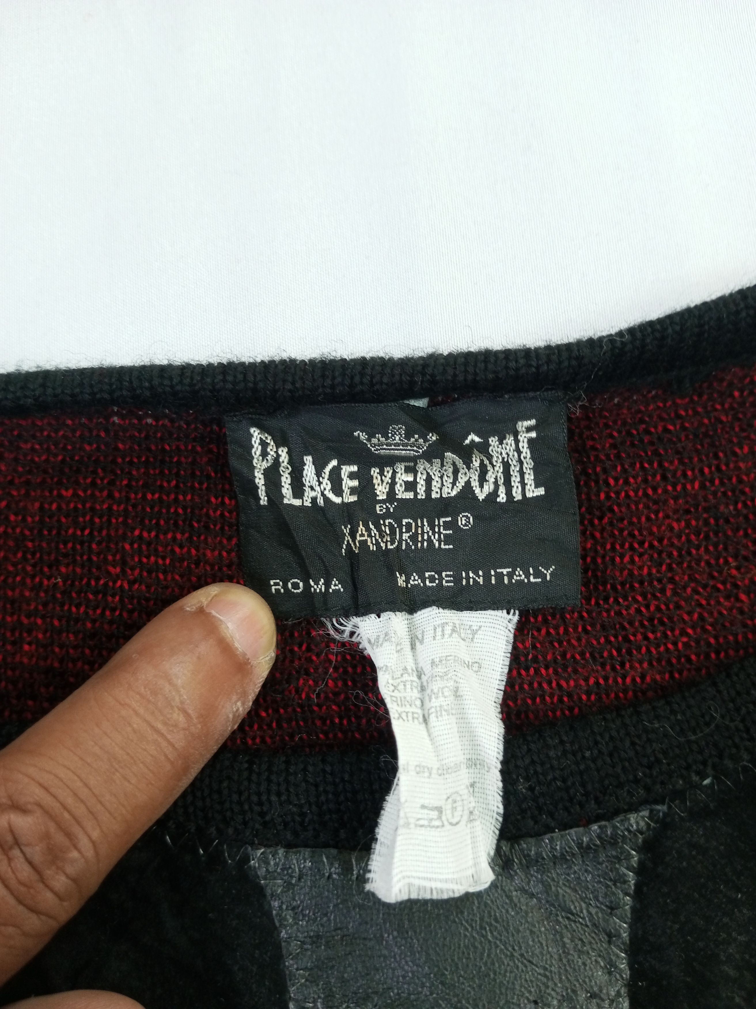 Other Crazy Vintage Place Vendome leather Embroidery Knit Sweater Size US M / EU 48-50 / 2 - 9 Thumbnail