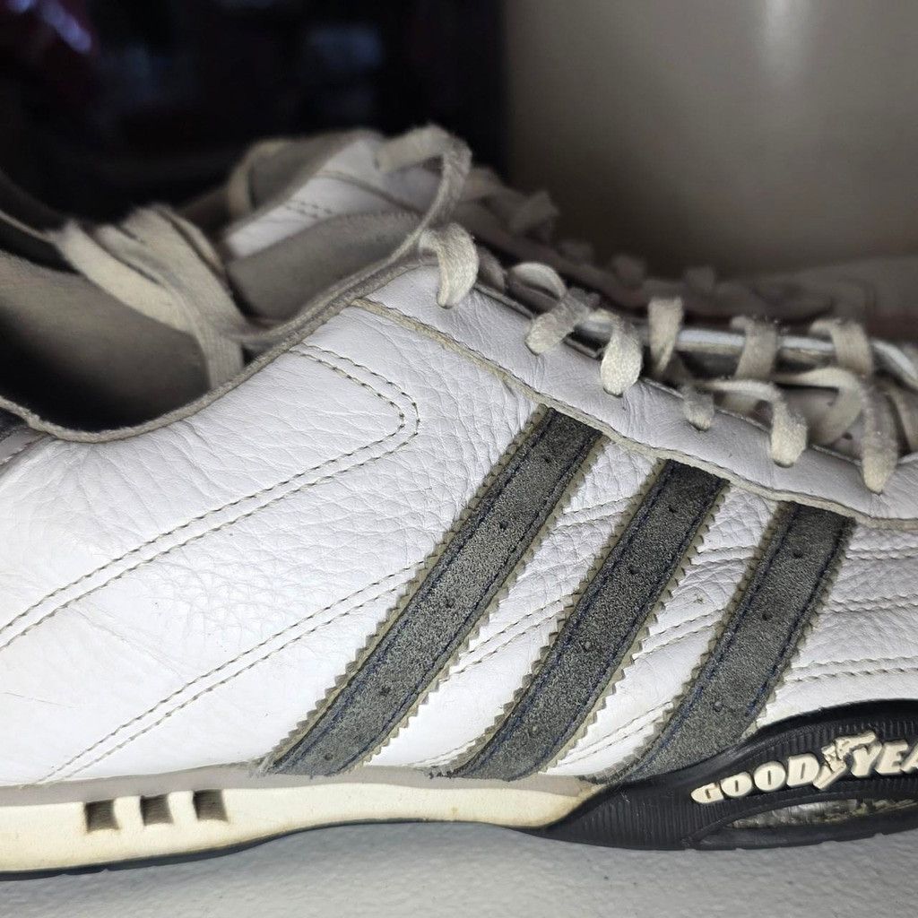 Adidas Adidas Goodyear Team Y2K Racing Sneakers White Motorsport Dr Size US 11.5 / EU 44-45 - 4 Thumbnail