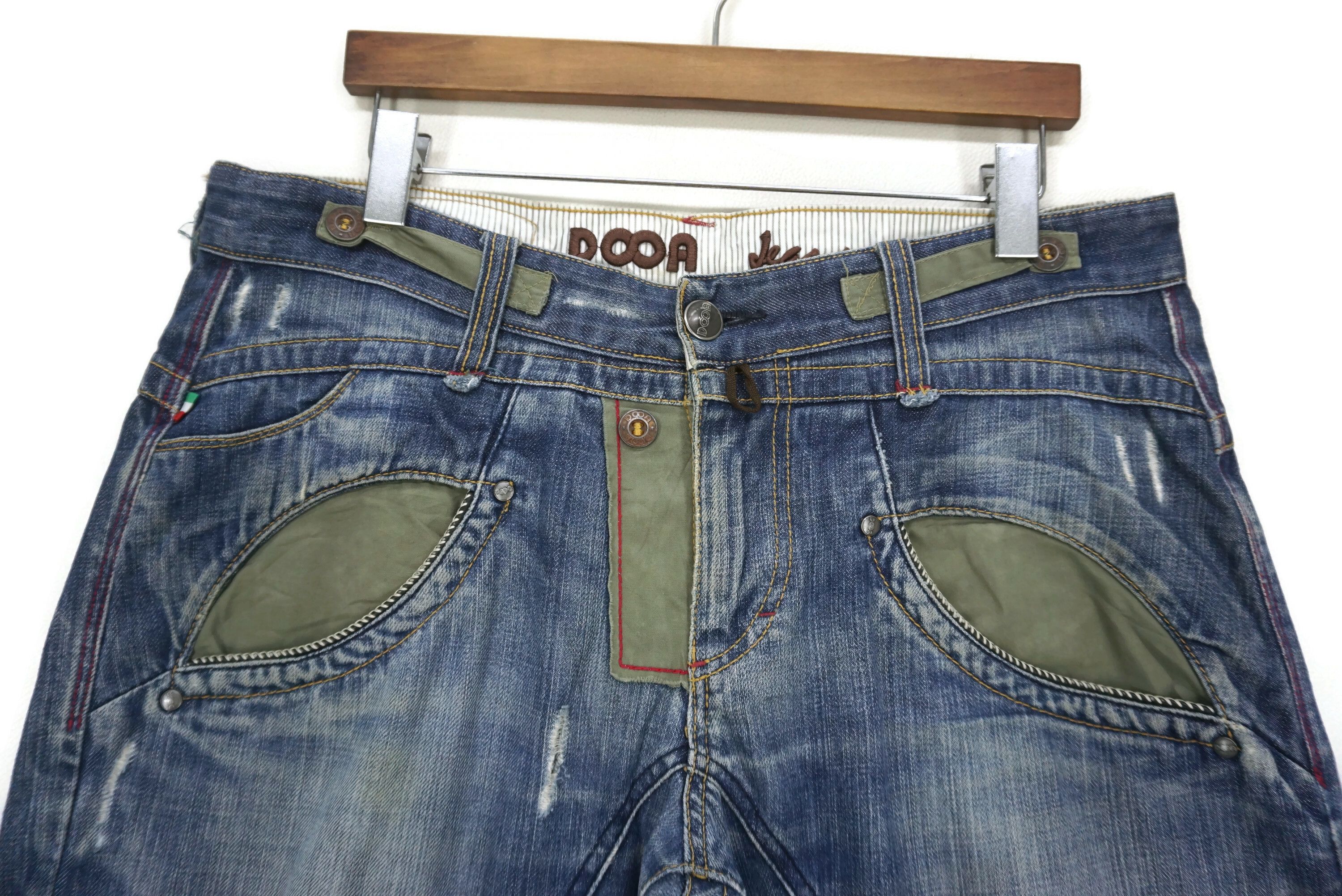 Designer DOOA Jeans Size W36xL35.5 Low-Rise Denim Made in Italy Size US 36 / EU 52 - 3 Thumbnail