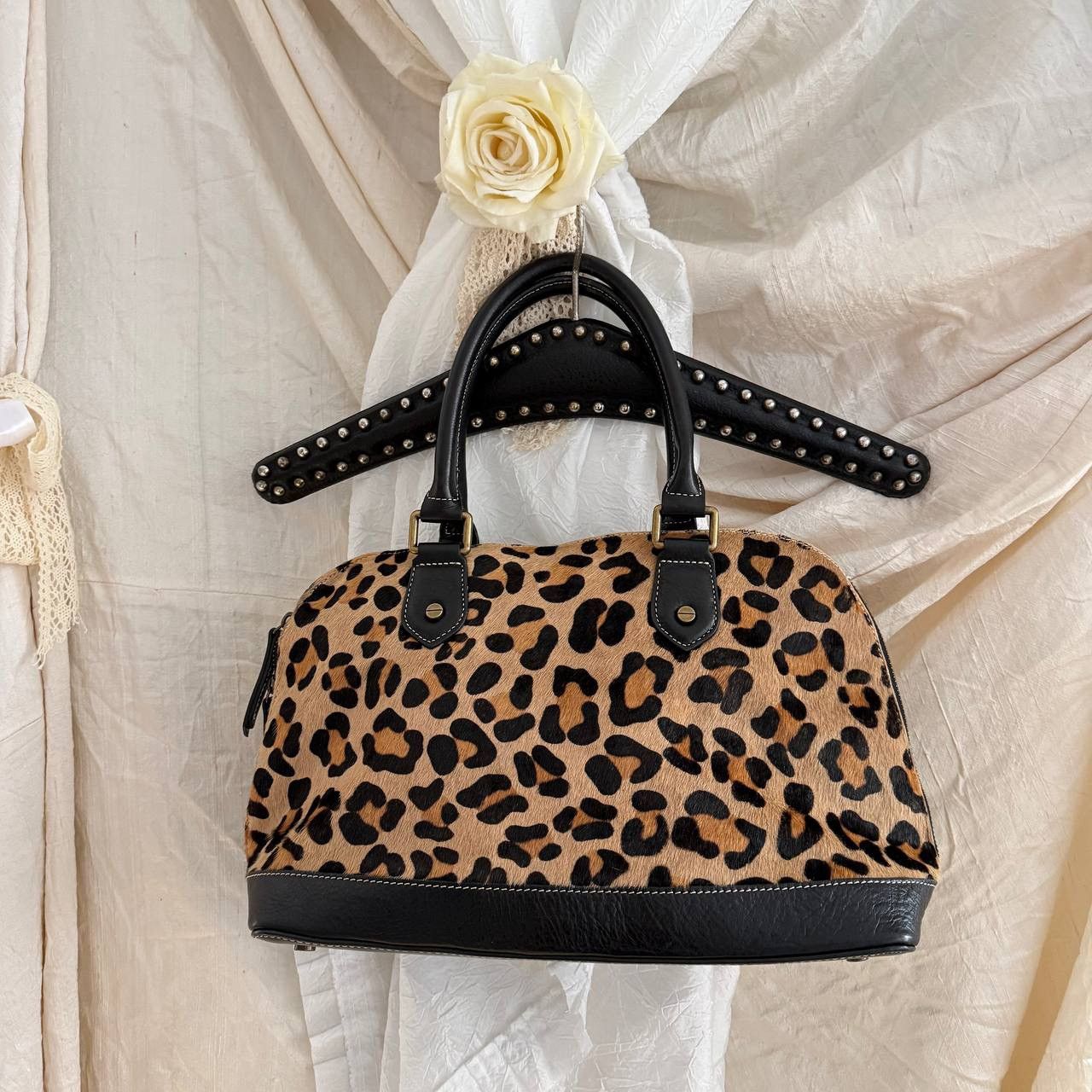 Vintage Vintage leopard fur shoulder bag Size ONE SIZE - 3 Thumbnail