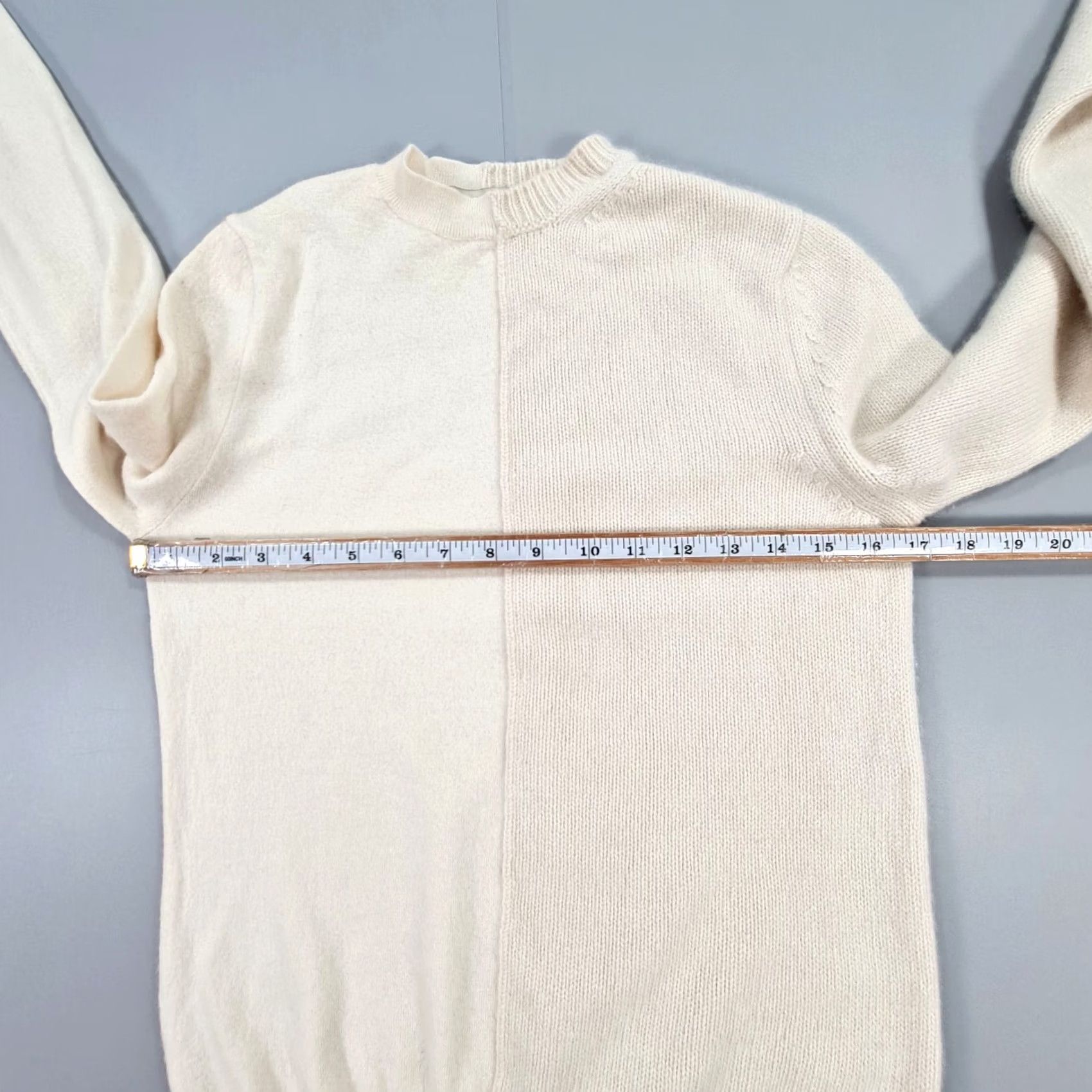 Stella McCartney Stella McCartney Jumper Wool Cashmere Ivory 36 XS Crew Neck Long Sleeve Raglan Logo Ruffle Knit Pullover Womens Size XS / US 0-2 / IT 36-38 - 5 Thumbnail