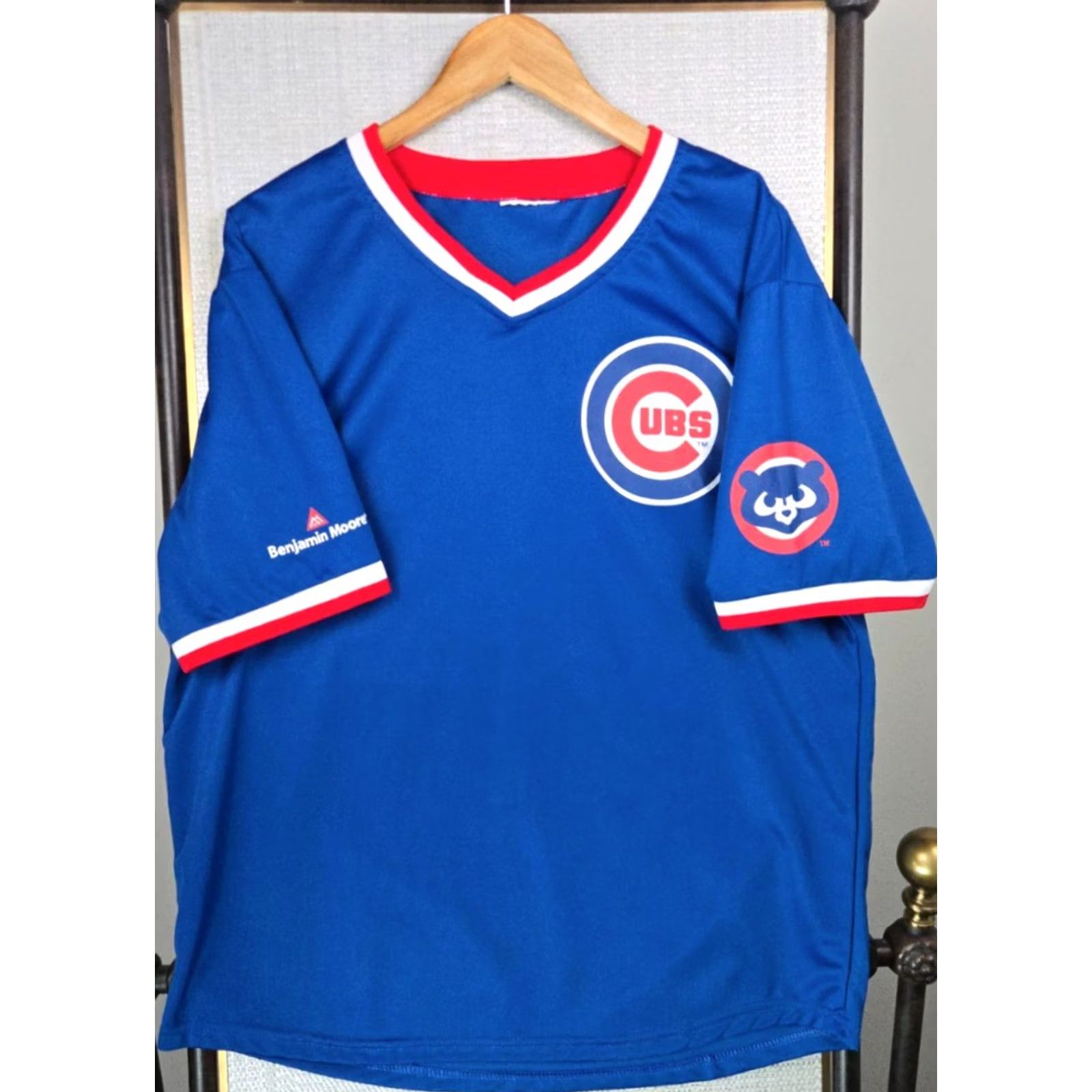Etro Match-Up Stadium Giveaway Men's Retro 1980s Chicago Cubs Jersey Shirt Short Sleeve Blue Large 80s Vintage Style Mens Baseball Jersey Size US L / EU 52-54 / 3 - 2 Thumbnail