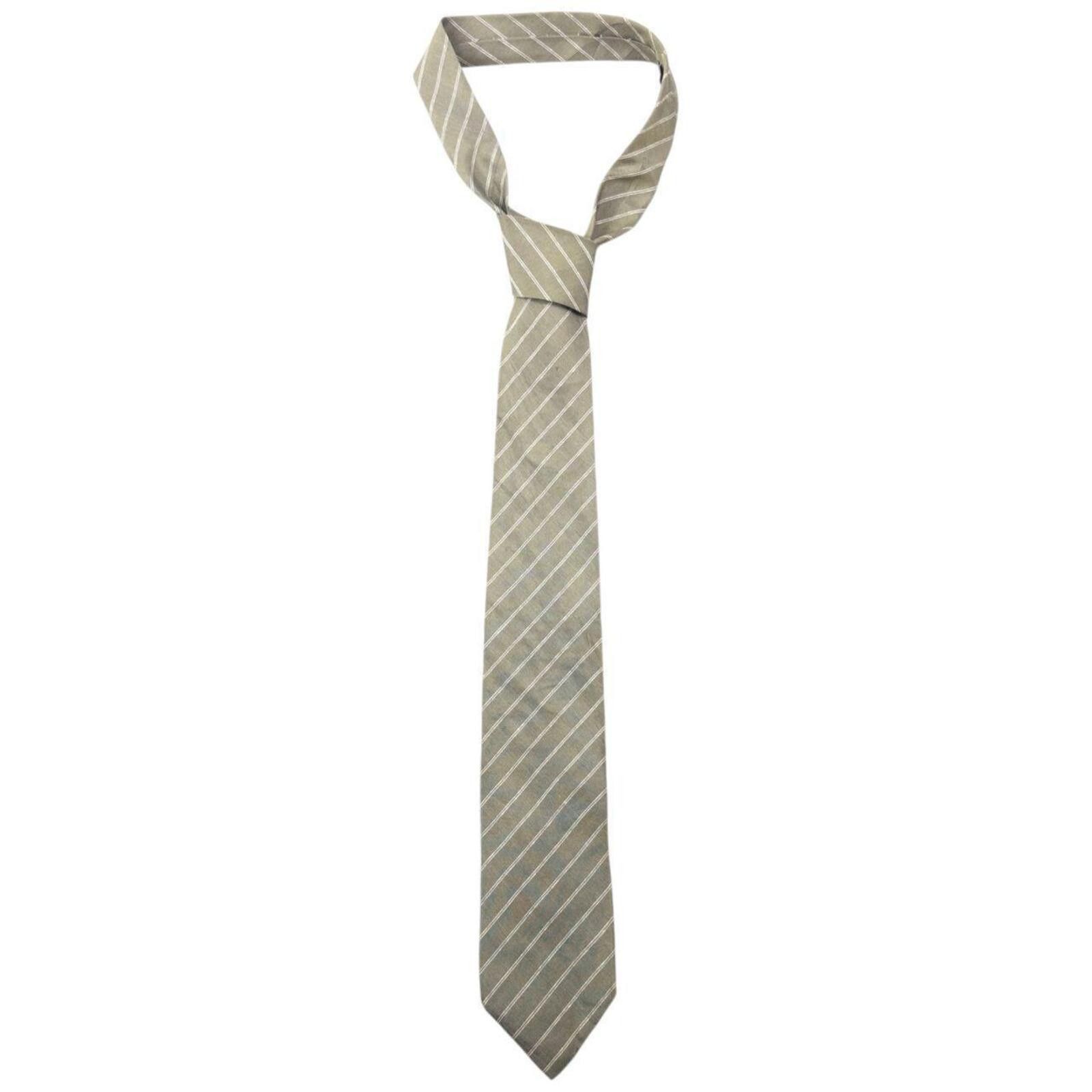 Issey Miyake Vintage 90s Issey Miyake Striped Silk Tie Size ONE SIZE - 1 Thumbnail