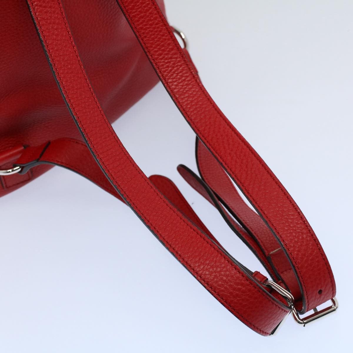 Gucci GUCCI Soho Backpack Leather Red Size ONE SIZE - 8 Thumbnail