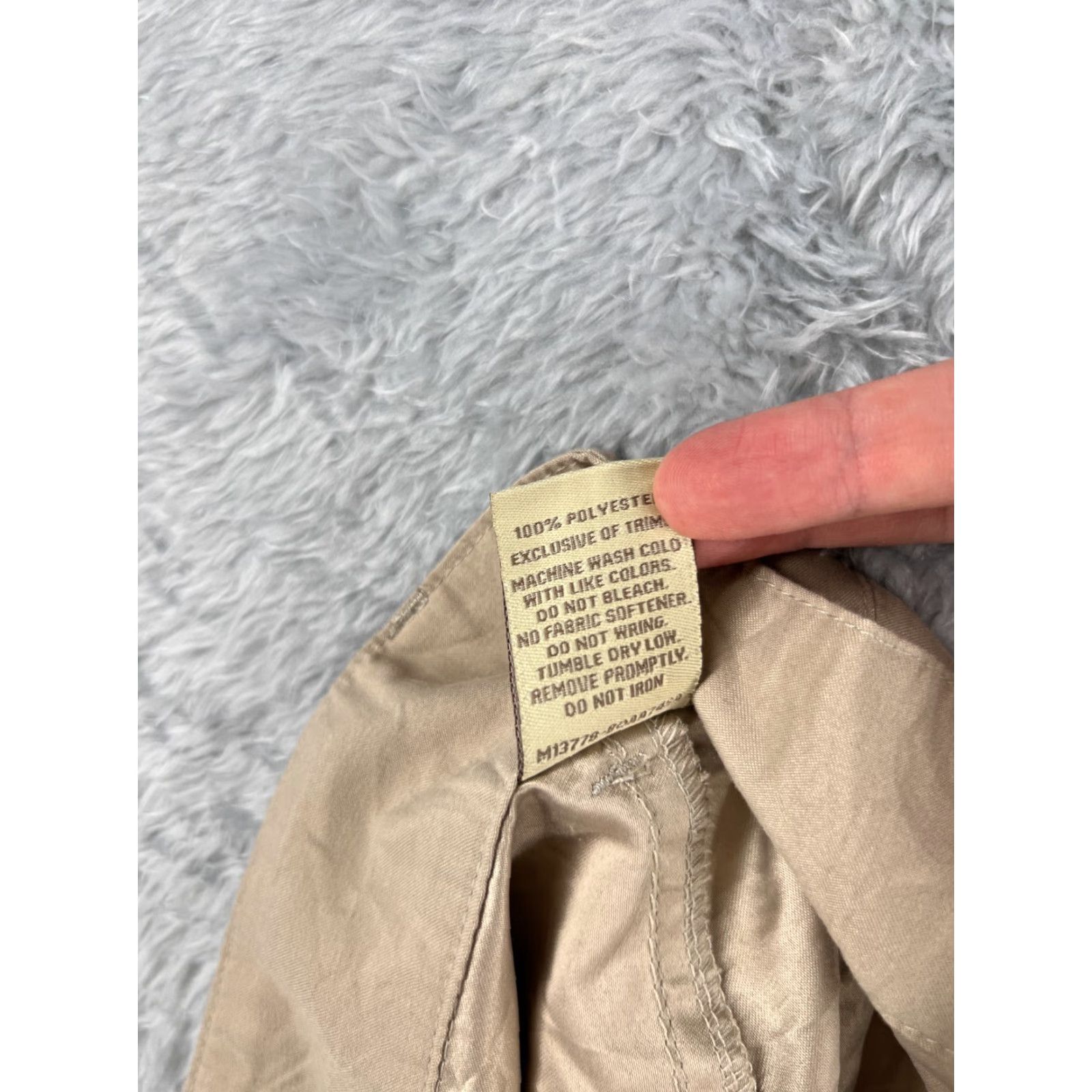 Vintage Balance Outdoor Pants Womens Medium Beige Convertible Cargo 100% Polyester Hike Size 32" / US 10 / IT 46 - 7 Thumbnail