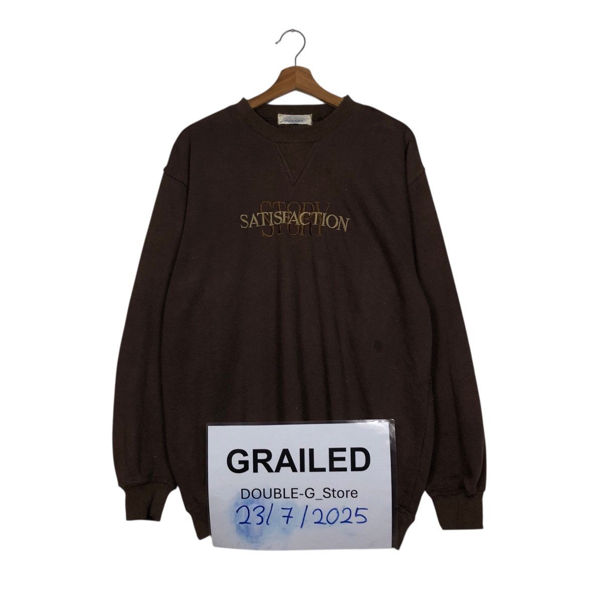 Japanese Brand 📌Vintage Sweatshirt Satisfaction Story Issey Miyake Size US L / EU 52-54 / 3 - 1 Thumbnail