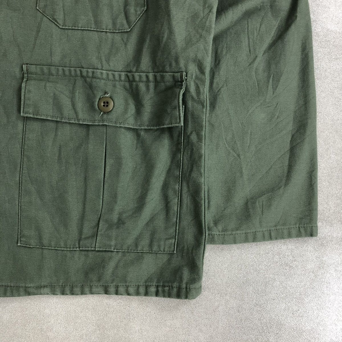 Stan Ray Vintage Stan Ray Military Olive Green Jungle Fatigue Jacket Size US L / EU 52-54 / 3 - 8 Thumbnail