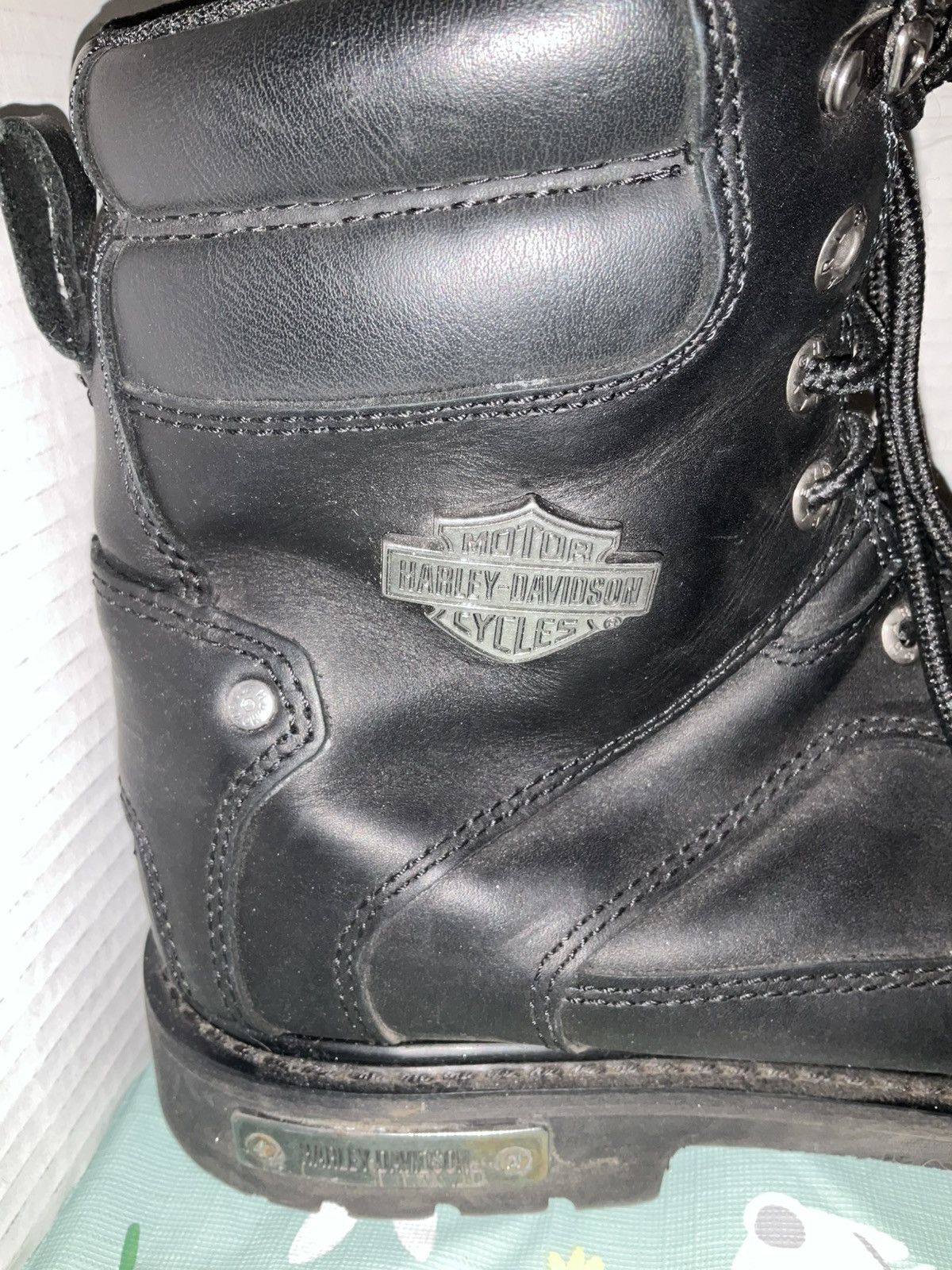 Harley Davidson Motorcycle Boots Size US 13 / EU 46 - 5 Thumbnail