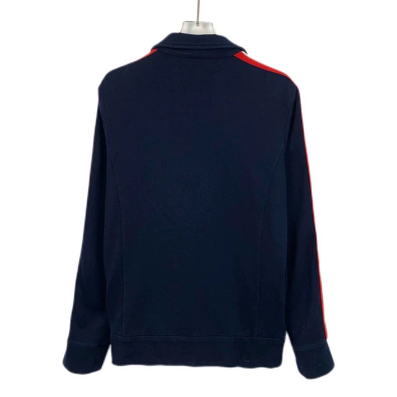 Gucci Gucci Dark blue side stripe cotton zipper jacket 2502-Nexta Size US M / EU 48-50 / 2 - 2 Thumbnail