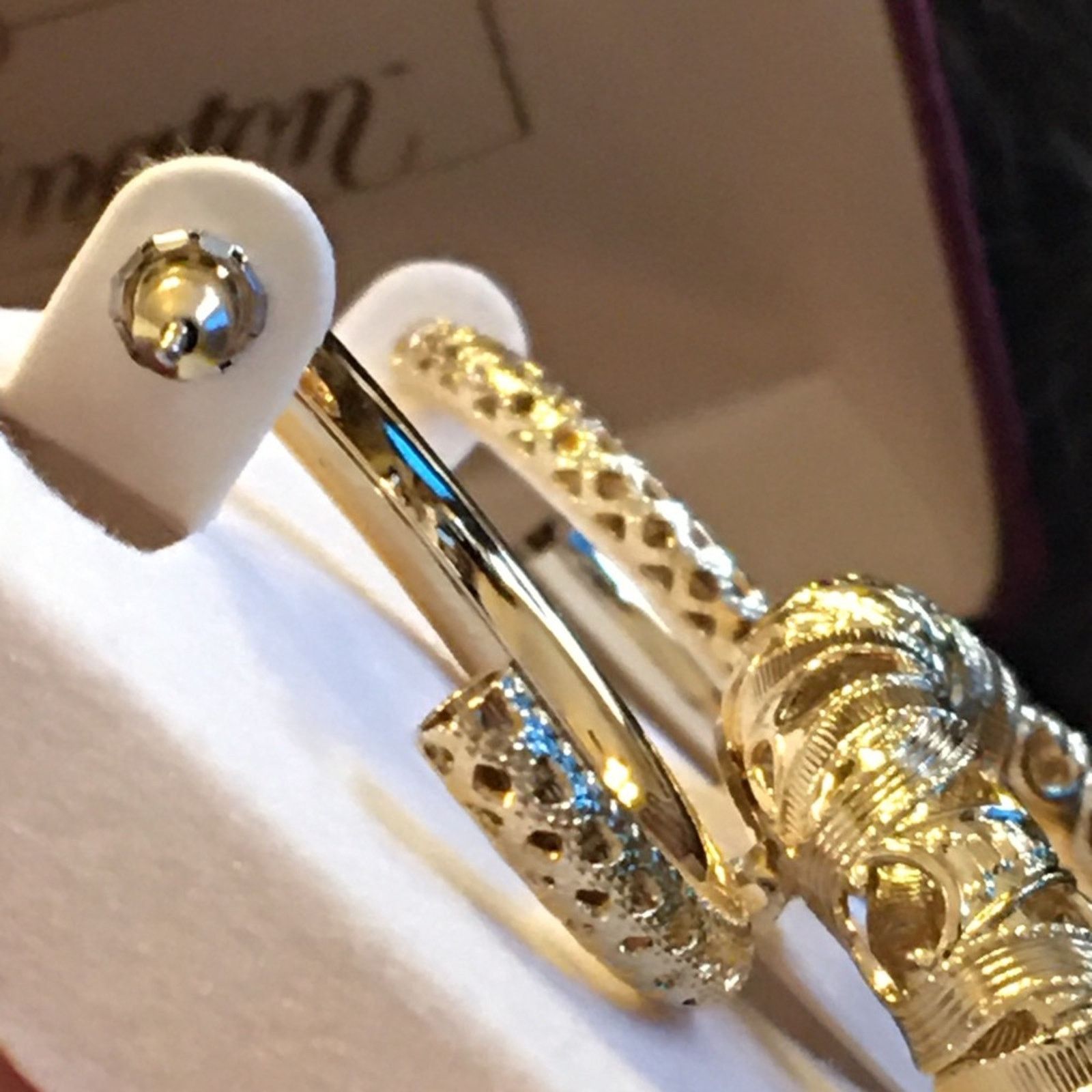 Worthington Worthington gold tone brooch and hoop earring set Size ONE SIZE - 10 Thumbnail