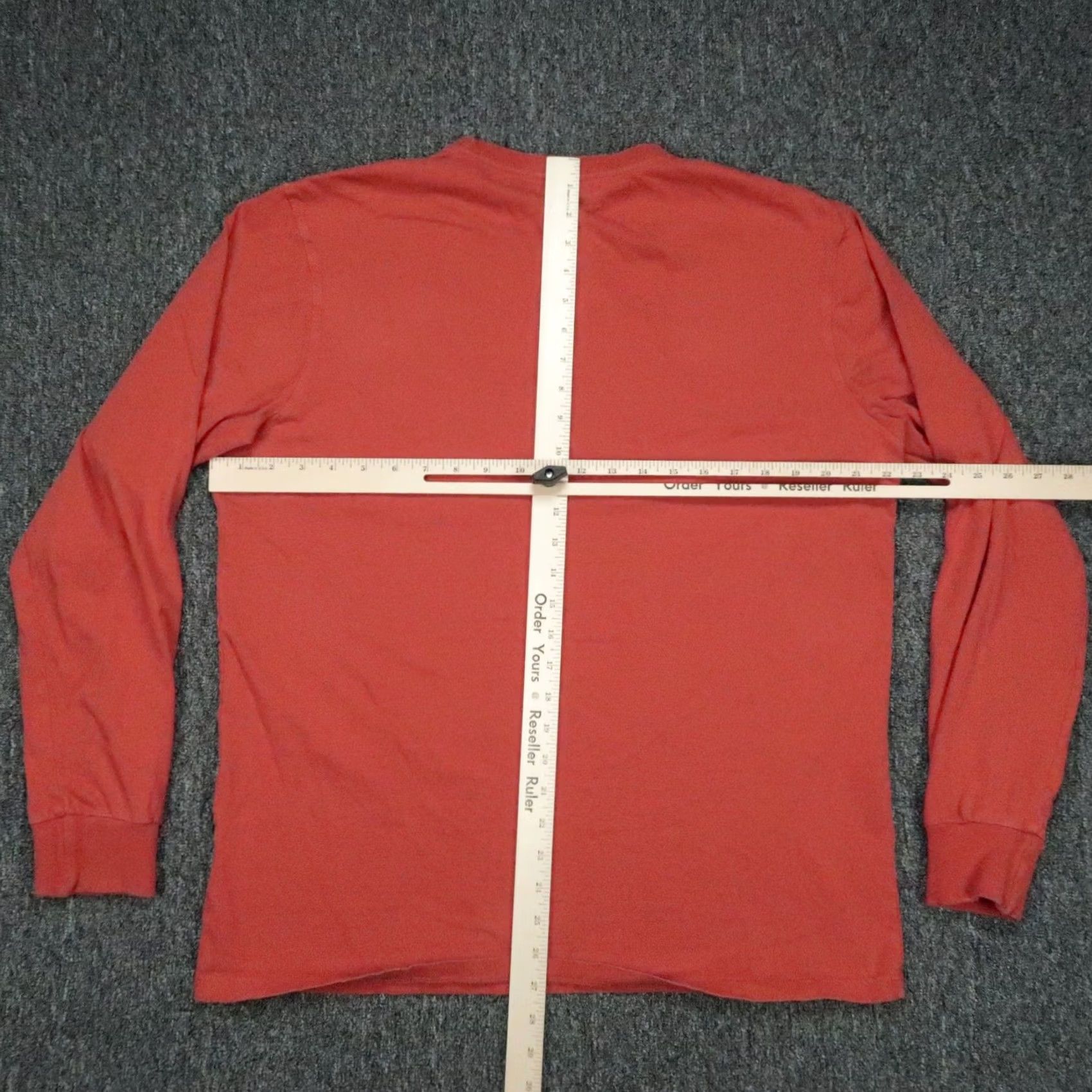 Vintage American Giant Shirt Mens Large Red Long Sleeve Tee Cotton Heavyweight Size US L / EU 52-54 / 3 - 6 Thumbnail