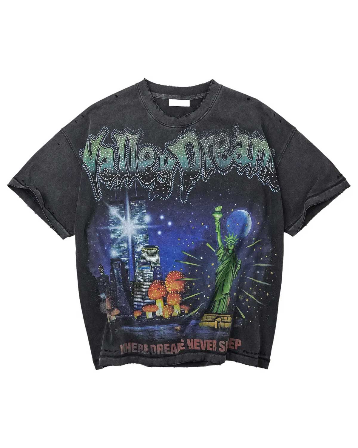 Vale Forever Skyline Bling Tee Black Size US M / EU 48-50 / 2 - 1 Thumbnail