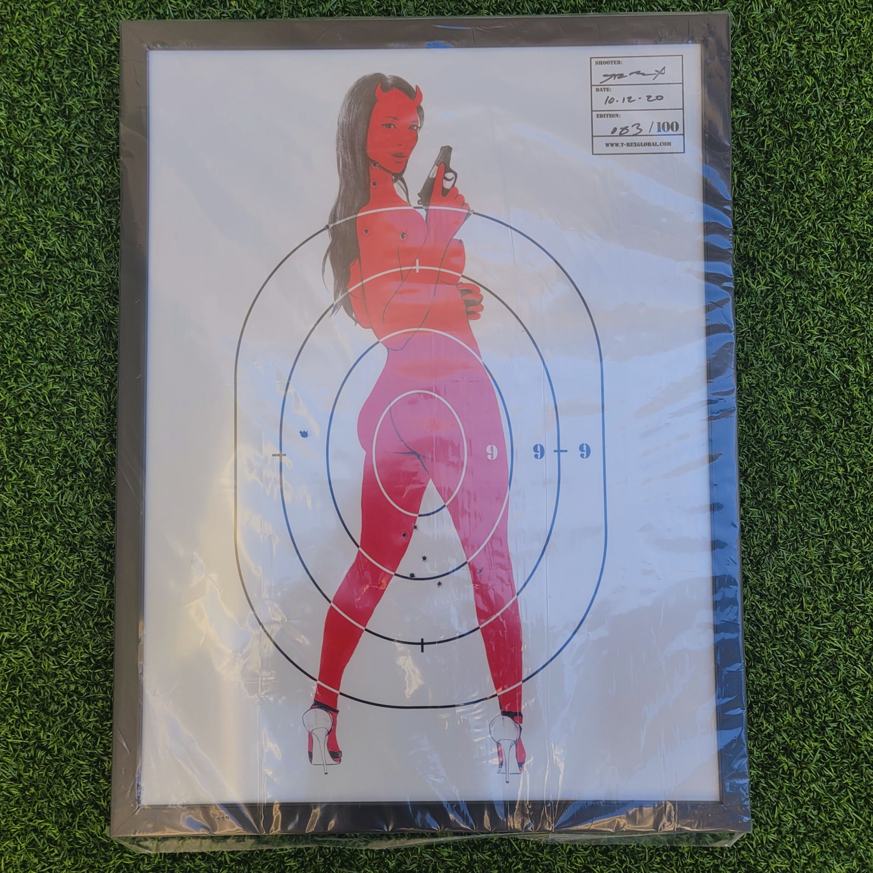 Untitled Artworks Trex Global Shooter Girl Print Original Size ONE SIZE - 1 Thumbnail
