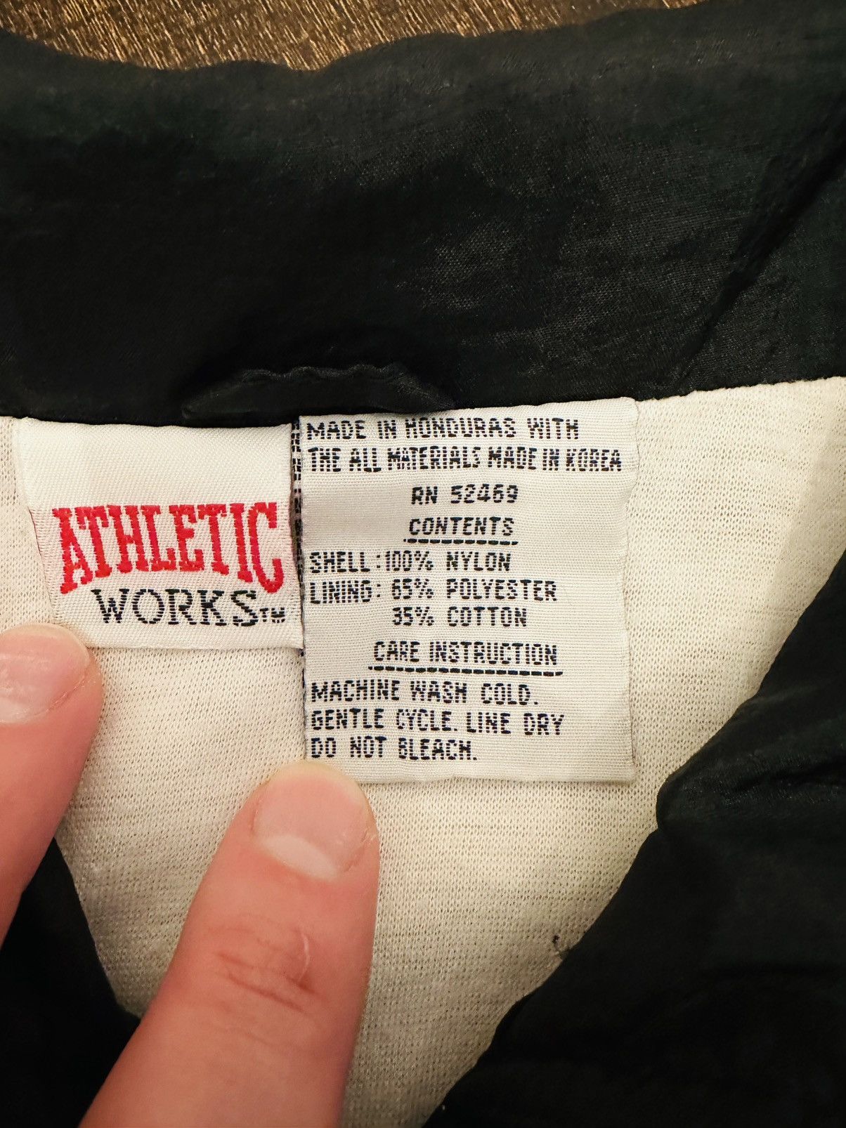 Athletic Works VTG 80s Men’s Windbreaker Geometric Black/White Pattern-Med Size US M / EU 48-50 / 2 - 3 Thumbnail