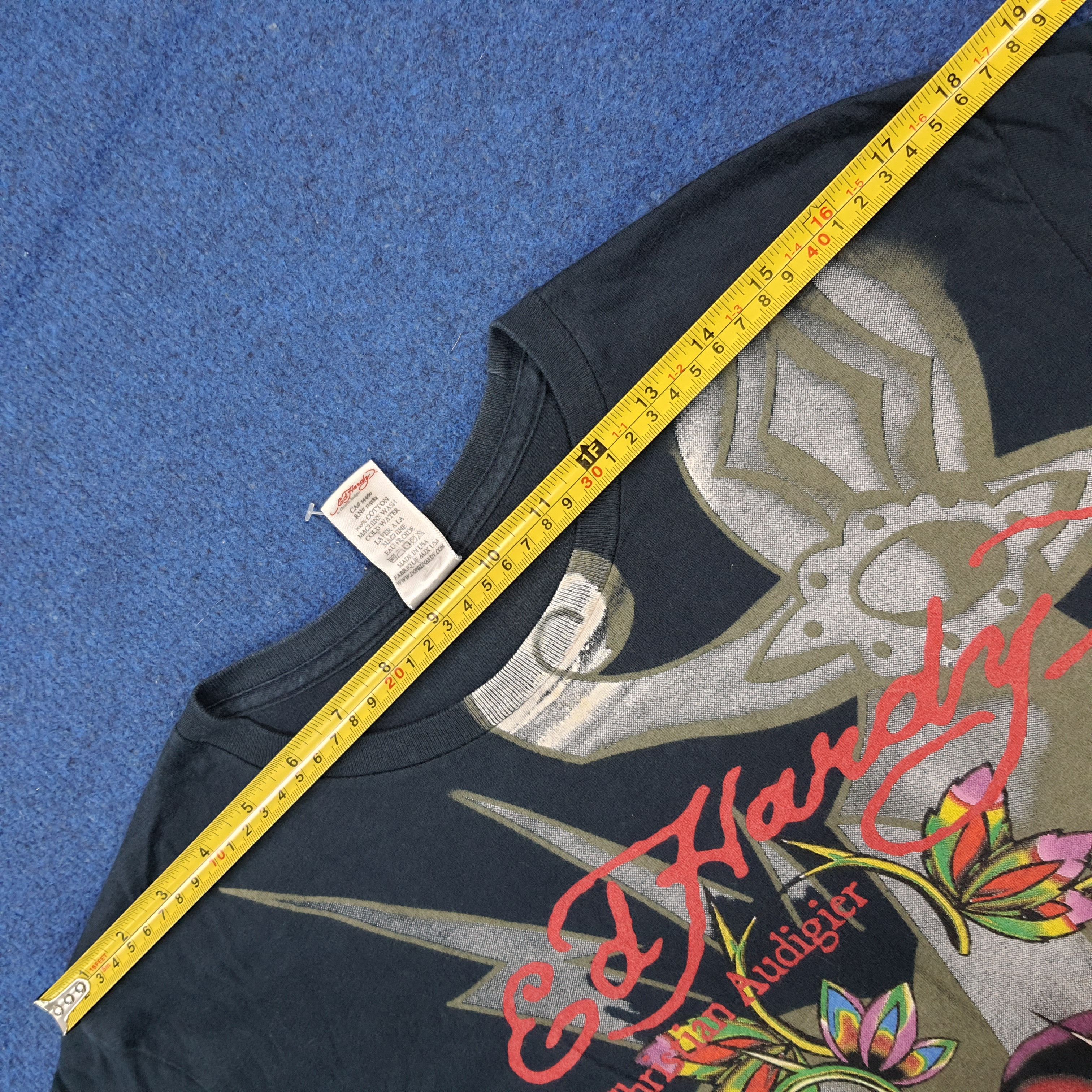 Ed Hardy Vintage Ed Hardy Shirt Christian Audigier Graphic C285N67 Size US L / EU 52-54 / 3 - 11 Thumbnail